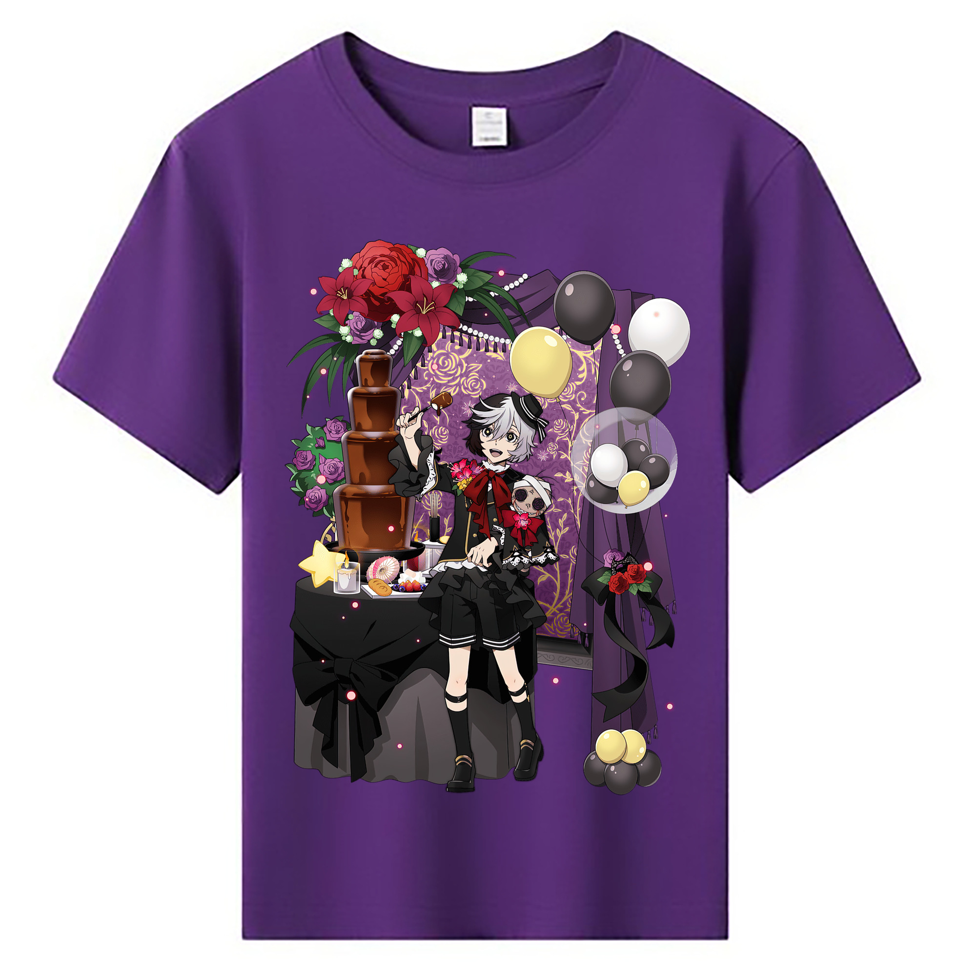 （画像用） 文豪ストレイドッグス Bungo Stray Dogs 綿100％キッズTシャツ（フロントプリント）