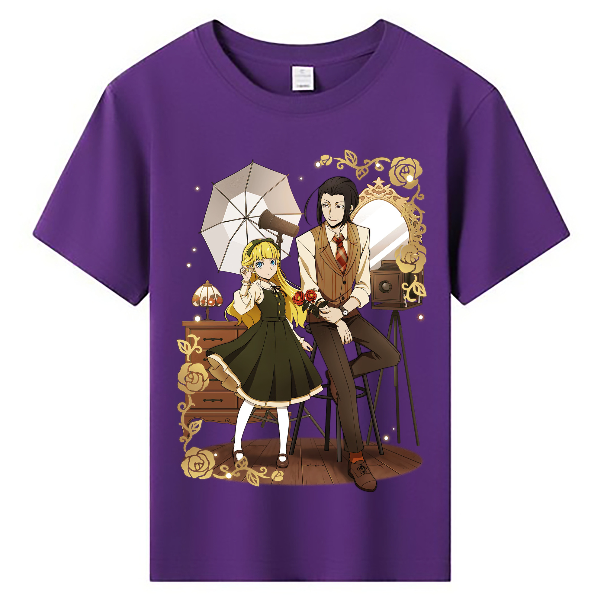 （画像用） 文豪ストレイドッグス Bungo Stray Dogs 綿100％キッズTシャツ（フロントプリント）