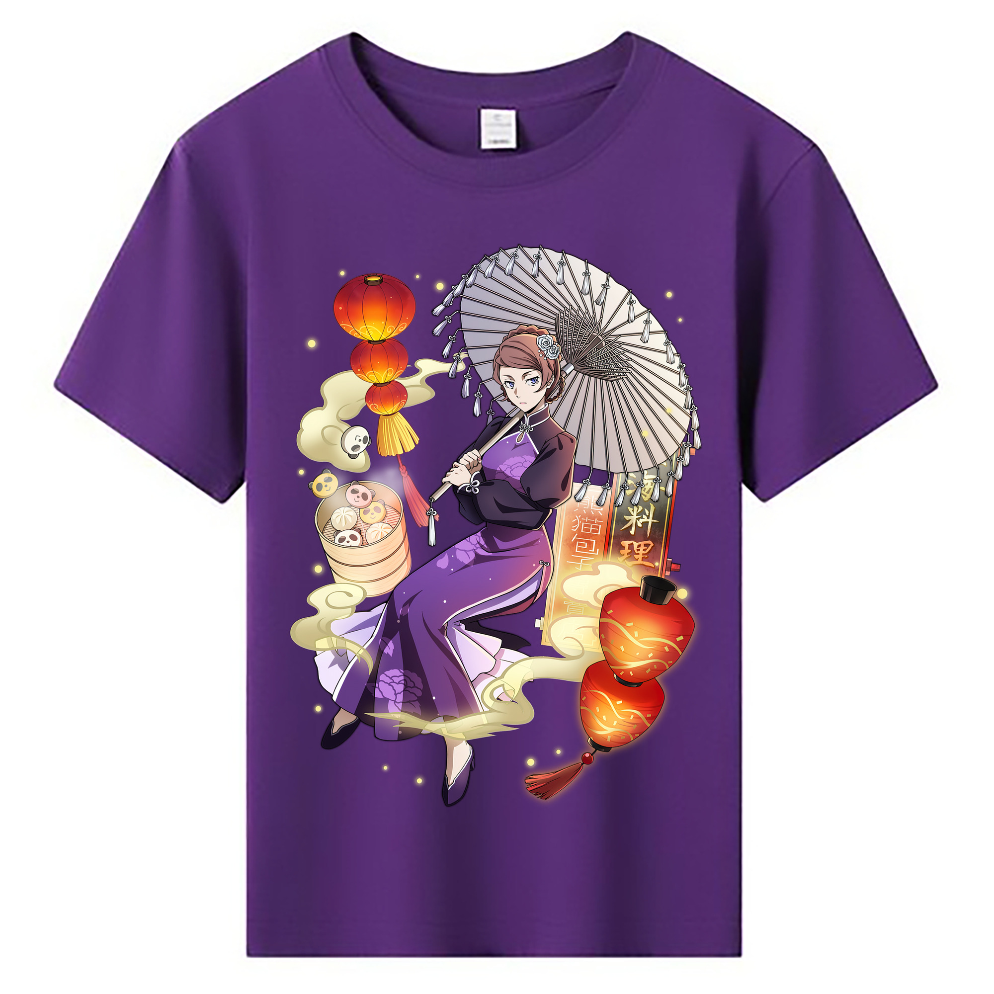 （画像用） 文豪ストレイドッグス Bungo Stray Dogs 綿100％キッズTシャツ（フロントプリント）