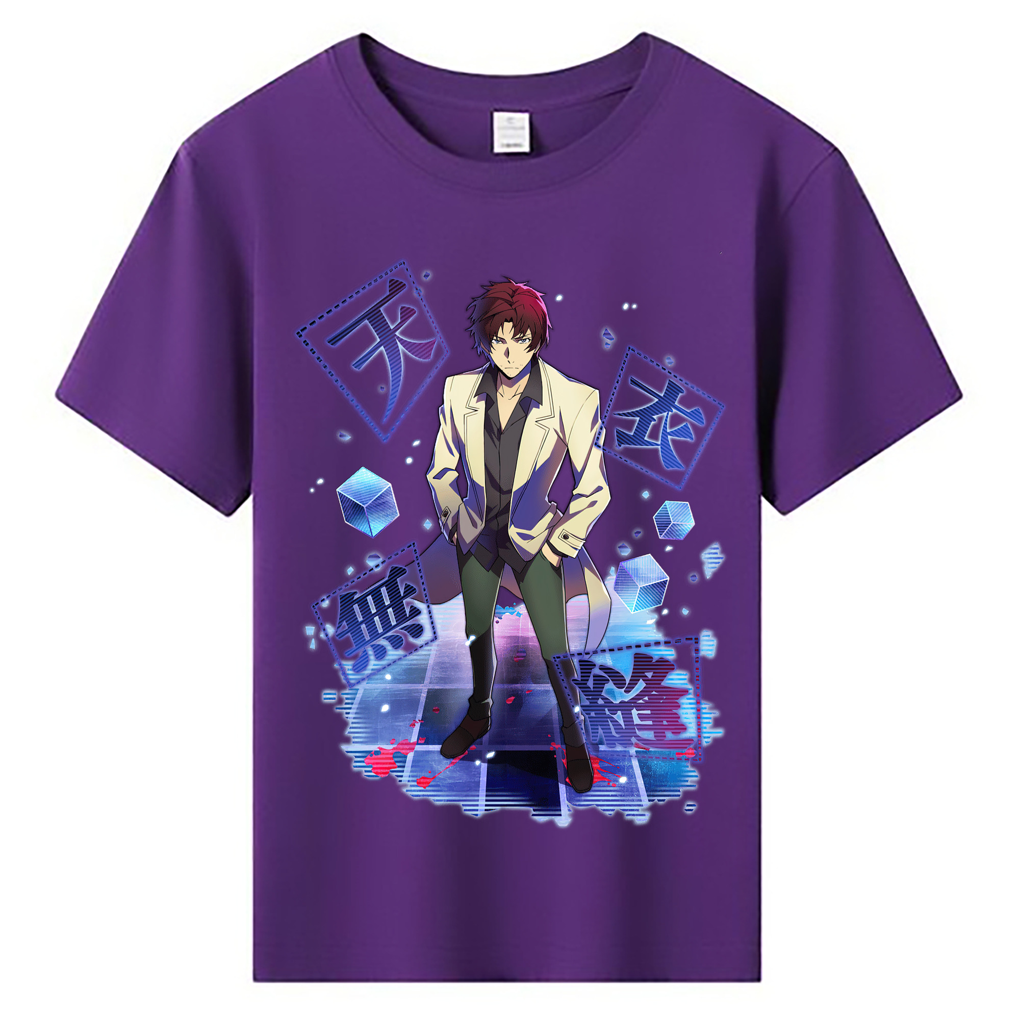 （画像用） 文豪ストレイドッグス Bungo Stray Dogs 綿100％キッズTシャツ（フロントプリント）
