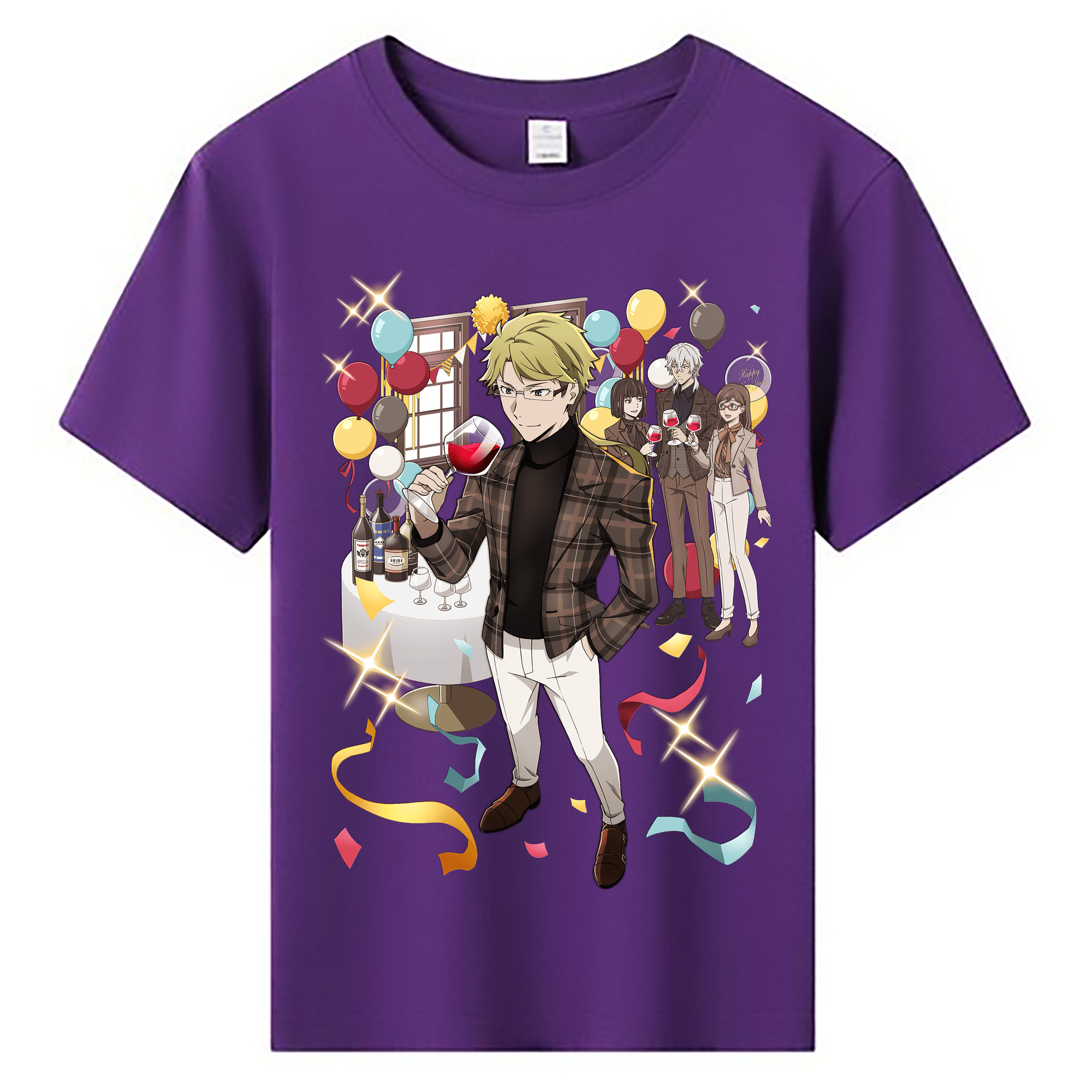 （画像用） 文豪ストレイドッグス Bungo Stray Dogs 綿100％キッズTシャツ（フロントプリント）