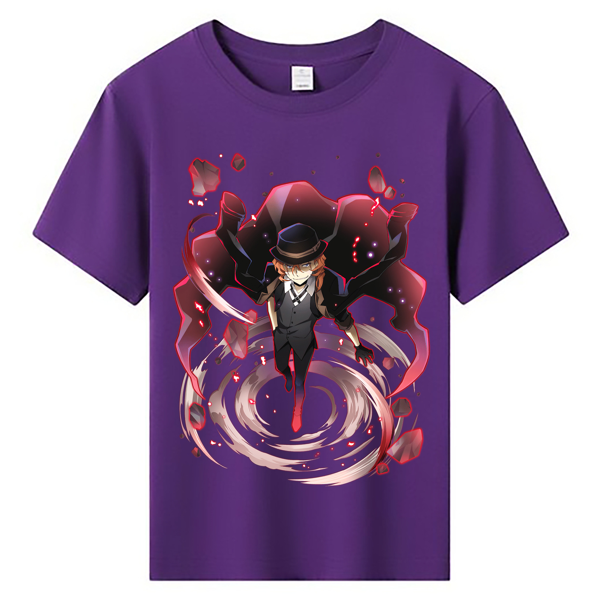 （画像用） 文豪ストレイドッグス Bungo Stray Dogs 綿100％キッズTシャツ（フロントプリント）