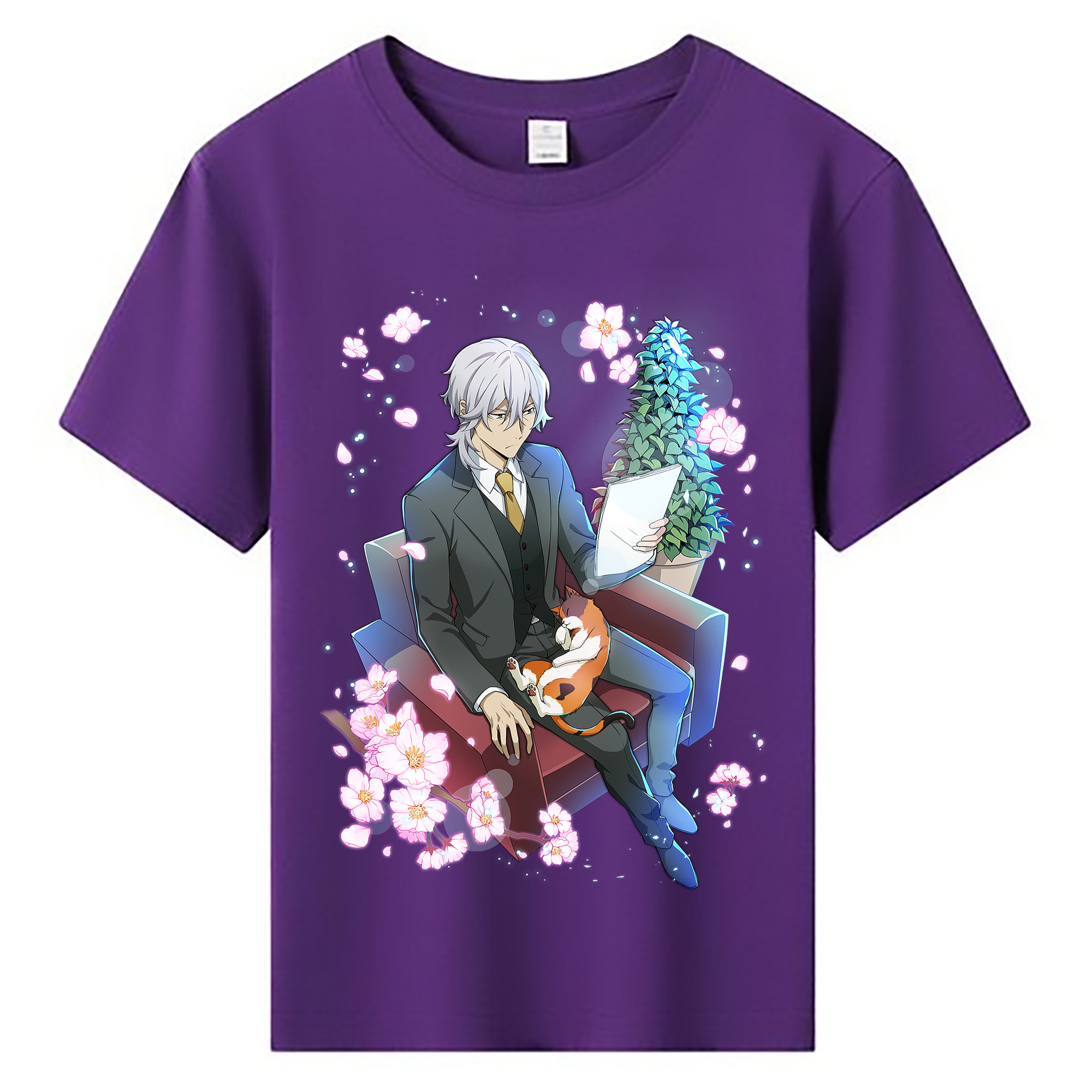 （画像用） 文豪ストレイドッグス Bungo Stray Dogs 綿100％キッズTシャツ（フロントプリント）