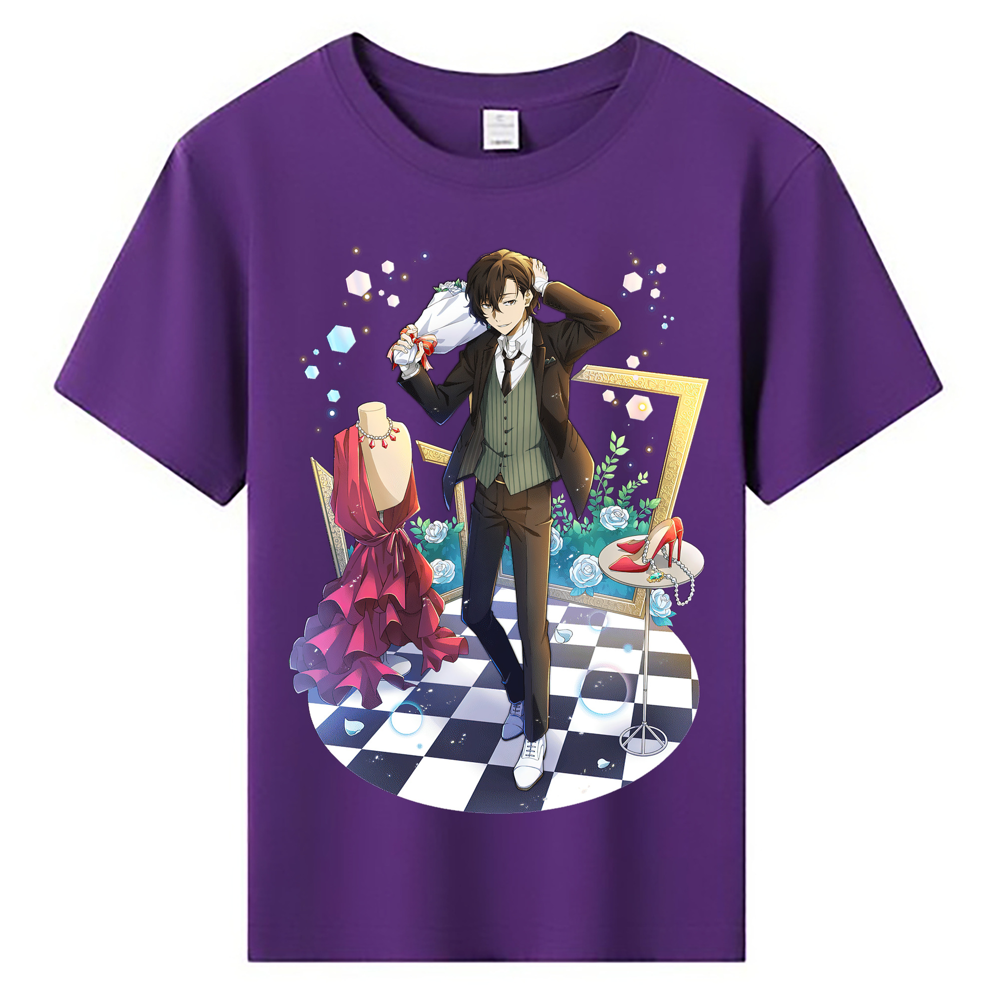 （画像用） 文豪ストレイドッグス Bungo Stray Dogs 綿100％キッズTシャツ（フロントプリント）