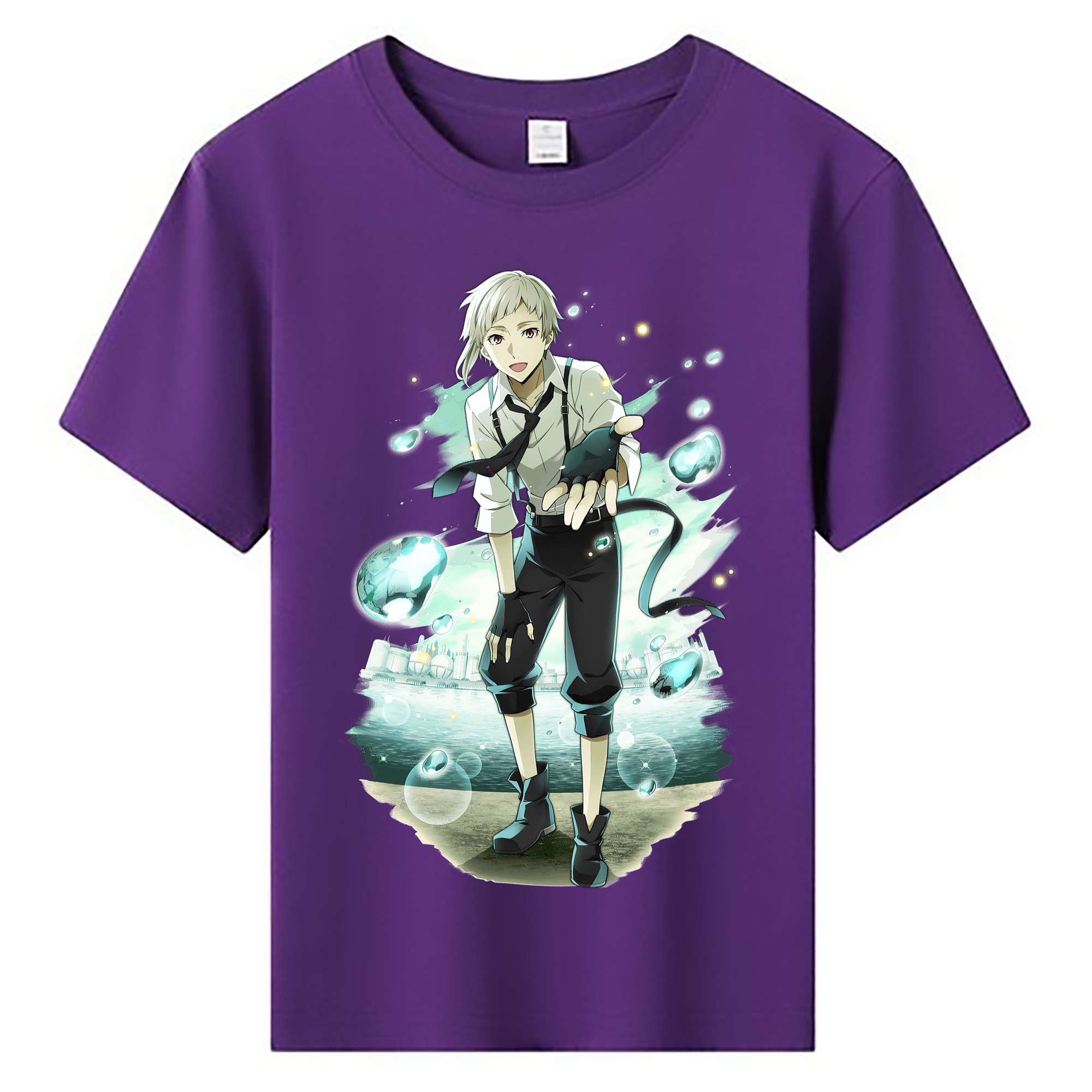 （画像用） 文豪ストレイドッグス Bungo Stray Dogs 綿100％キッズTシャツ（フロントプリント）