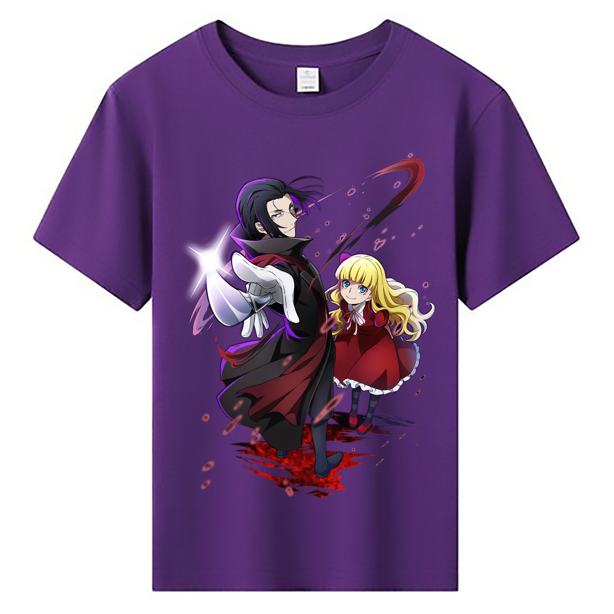 （画像用） 文豪ストレイドッグス Bungo Stray Dogs 綿100％キッズTシャツ（フロントプリント）