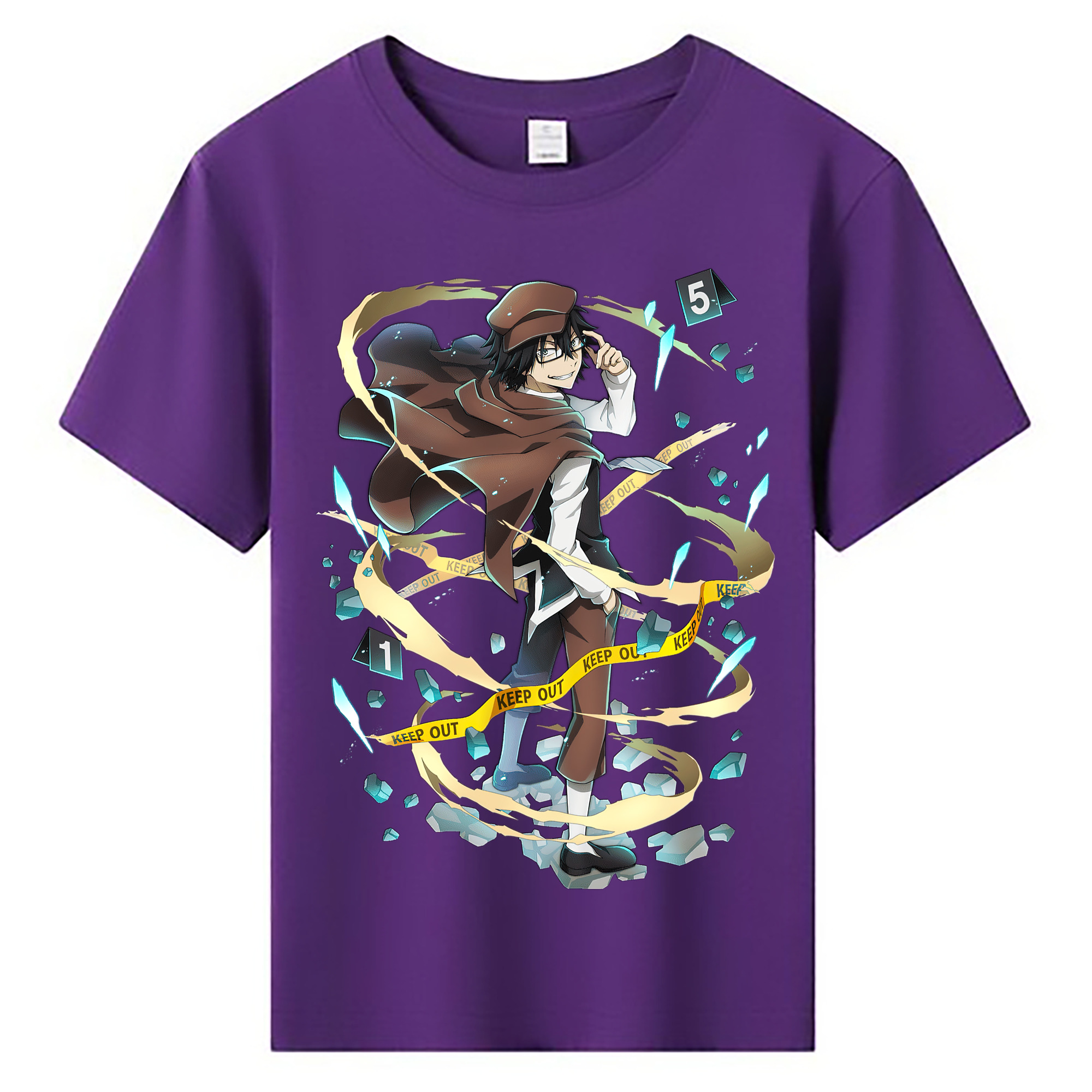 （画像用） 文豪ストレイドッグス Bungo Stray Dogs 綿100％キッズTシャツ（フロントプリント）