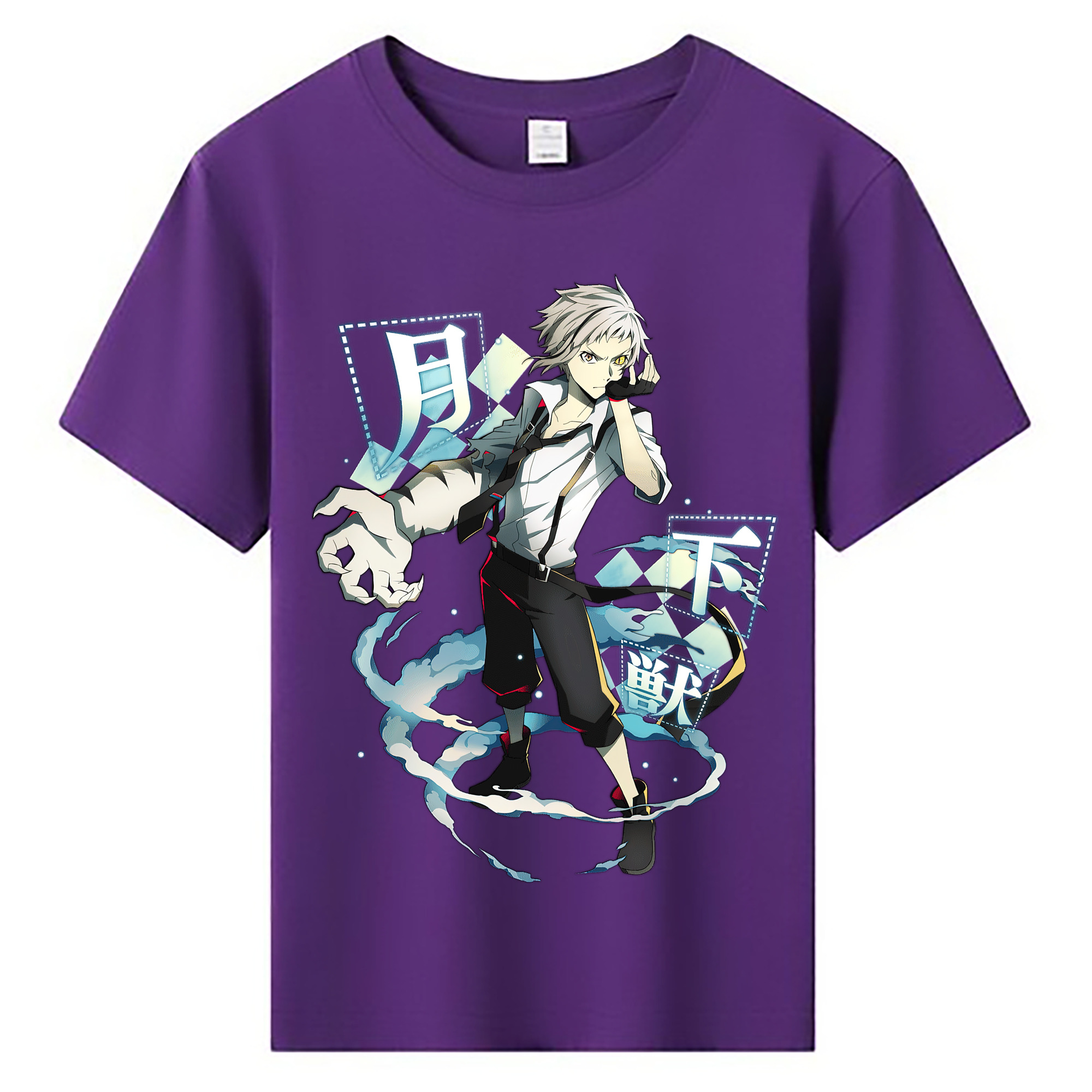 （画像用） 文豪ストレイドッグス Bungo Stray Dogs 綿100％キッズTシャツ（フロントプリント）