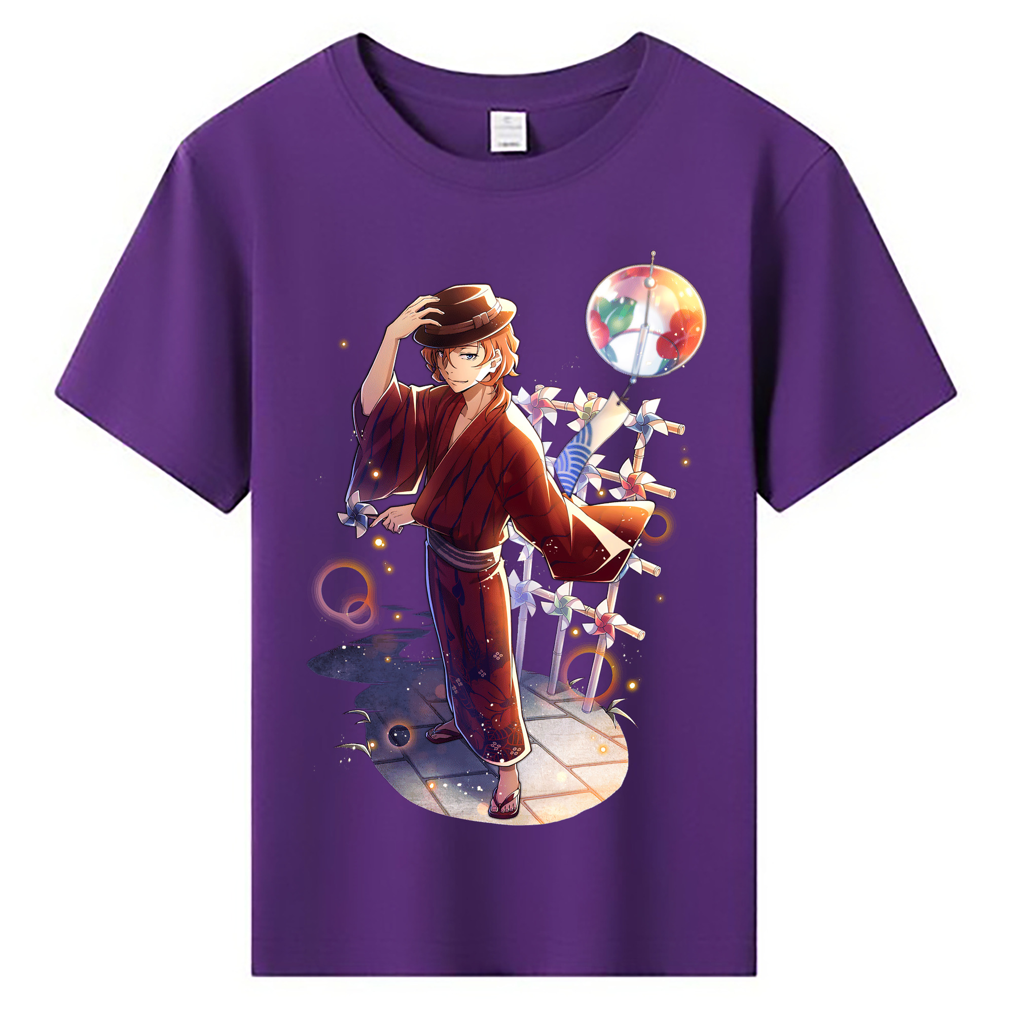 （画像用） 文豪ストレイドッグス Bungo Stray Dogs 綿100％キッズTシャツ（フロントプリント）