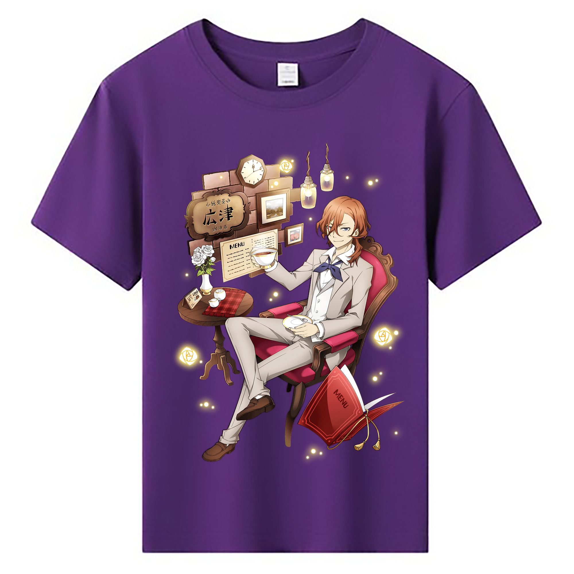 （画像用） 文豪ストレイドッグス Bungo Stray Dogs 綿100％キッズTシャツ（フロントプリント）
