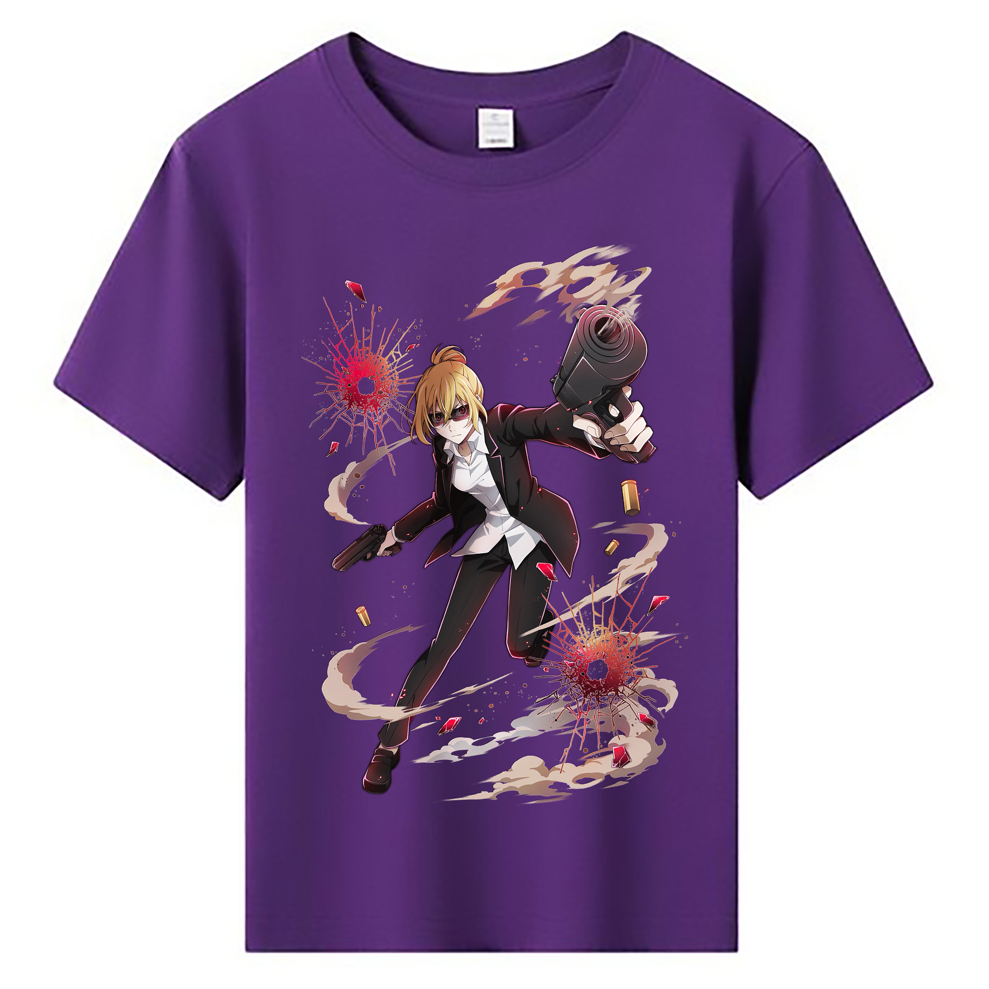 （画像用） 文豪ストレイドッグス Bungo Stray Dogs 綿100％キッズTシャツ（フロントプリント）