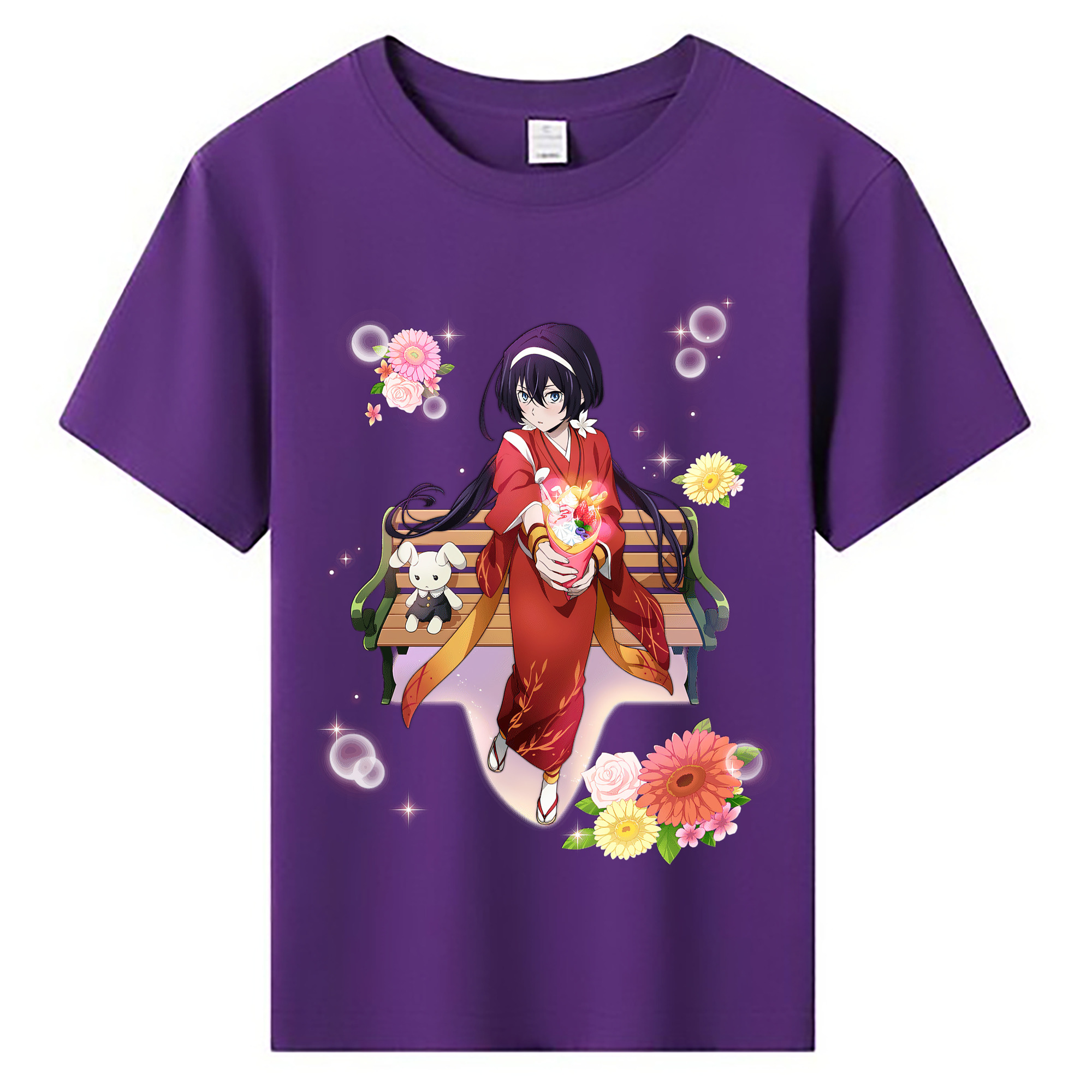 （画像用） 文豪ストレイドッグス Bungo Stray Dogs 綿100％キッズTシャツ（フロントプリント）