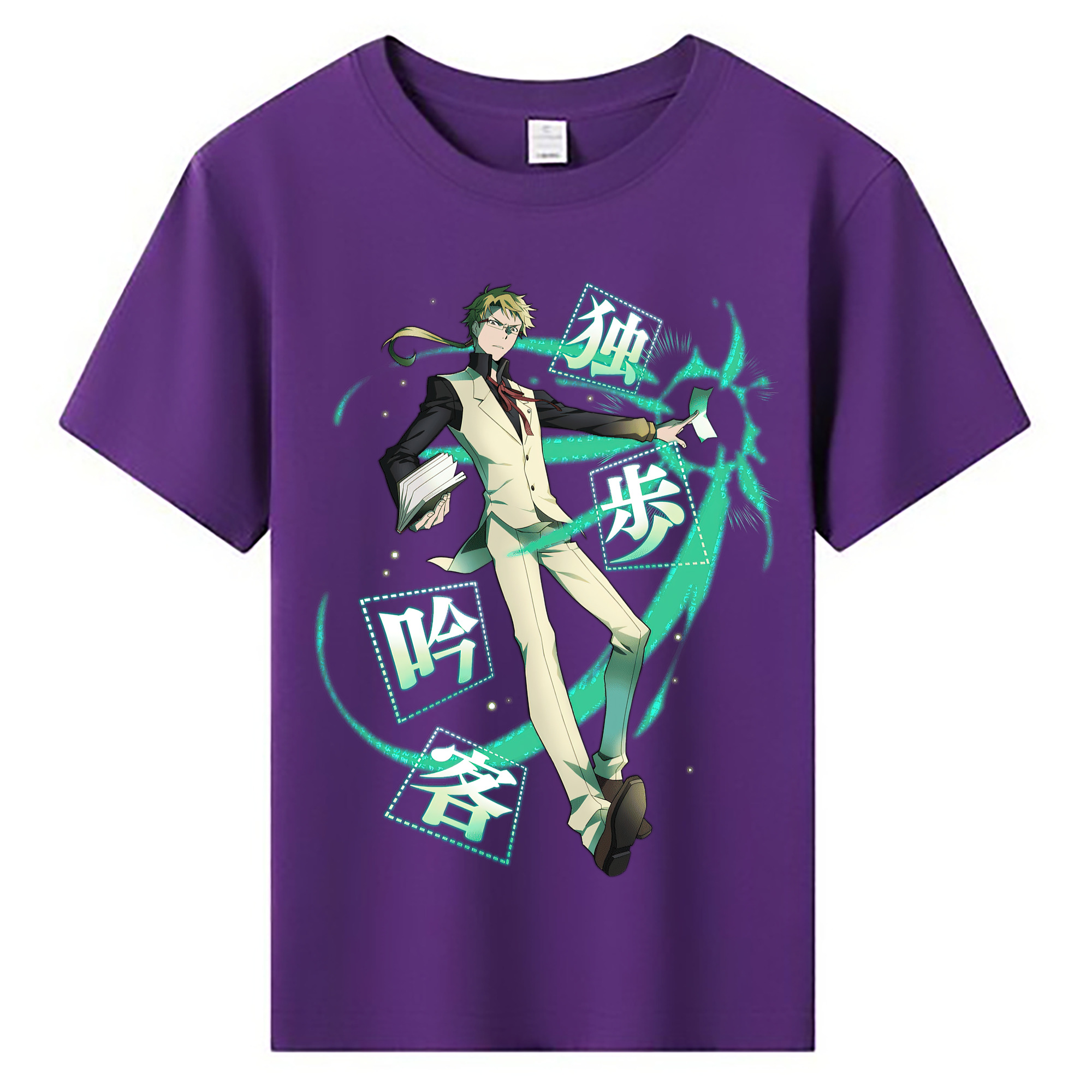 （画像用） 文豪ストレイドッグス Bungo Stray Dogs 綿100％キッズTシャツ（フロントプリント）