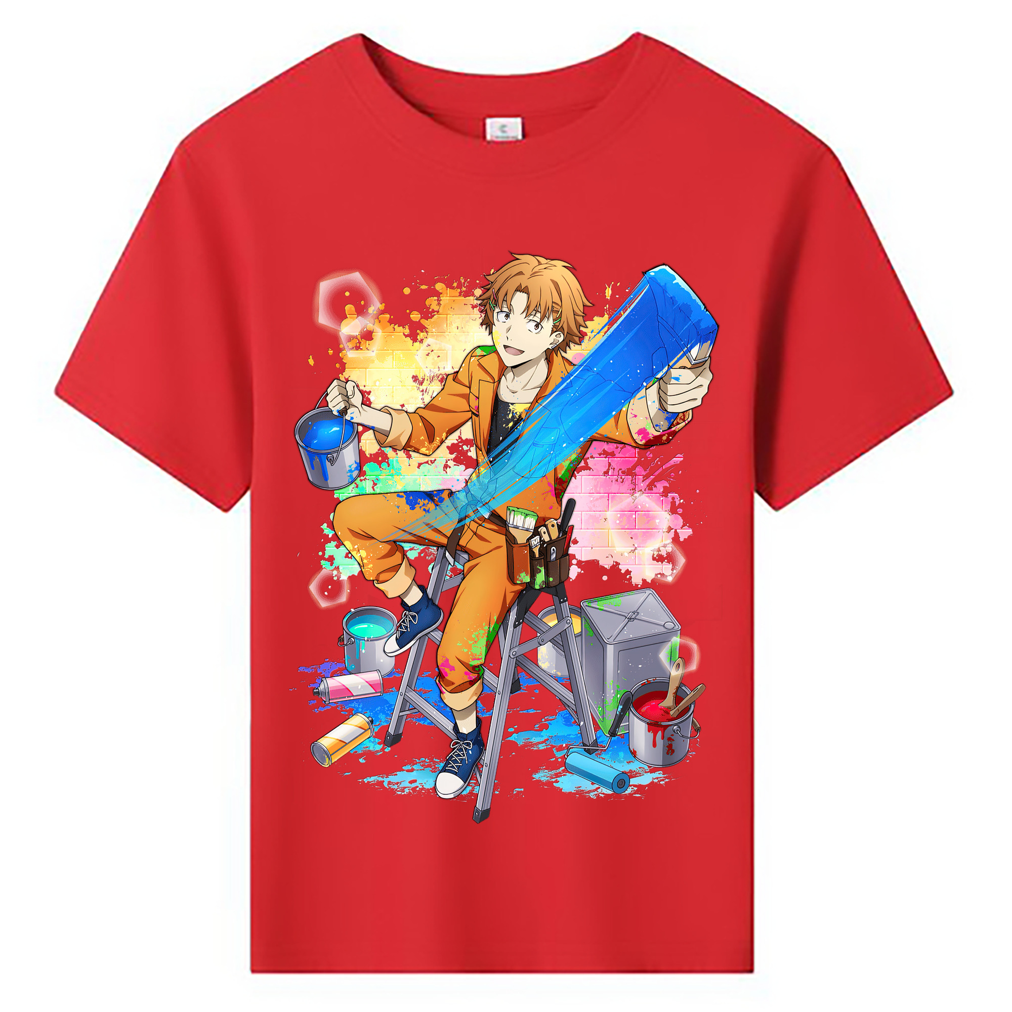 （画像用） 文豪ストレイドッグス Bungo Stray Dogs 綿100％キッズTシャツ（フロントプリント）