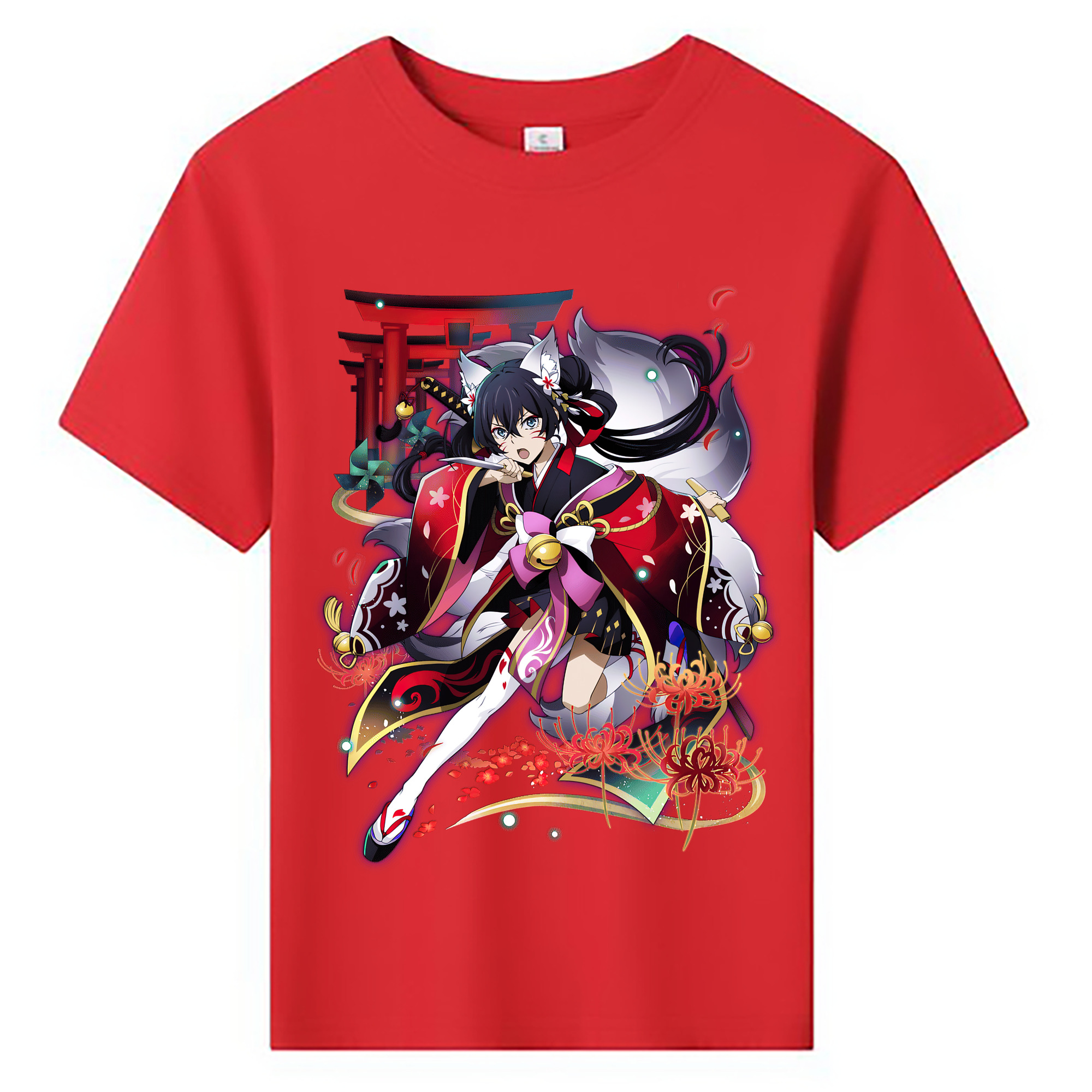（画像用） 文豪ストレイドッグス Bungo Stray Dogs 綿100％キッズTシャツ（フロントプリント）