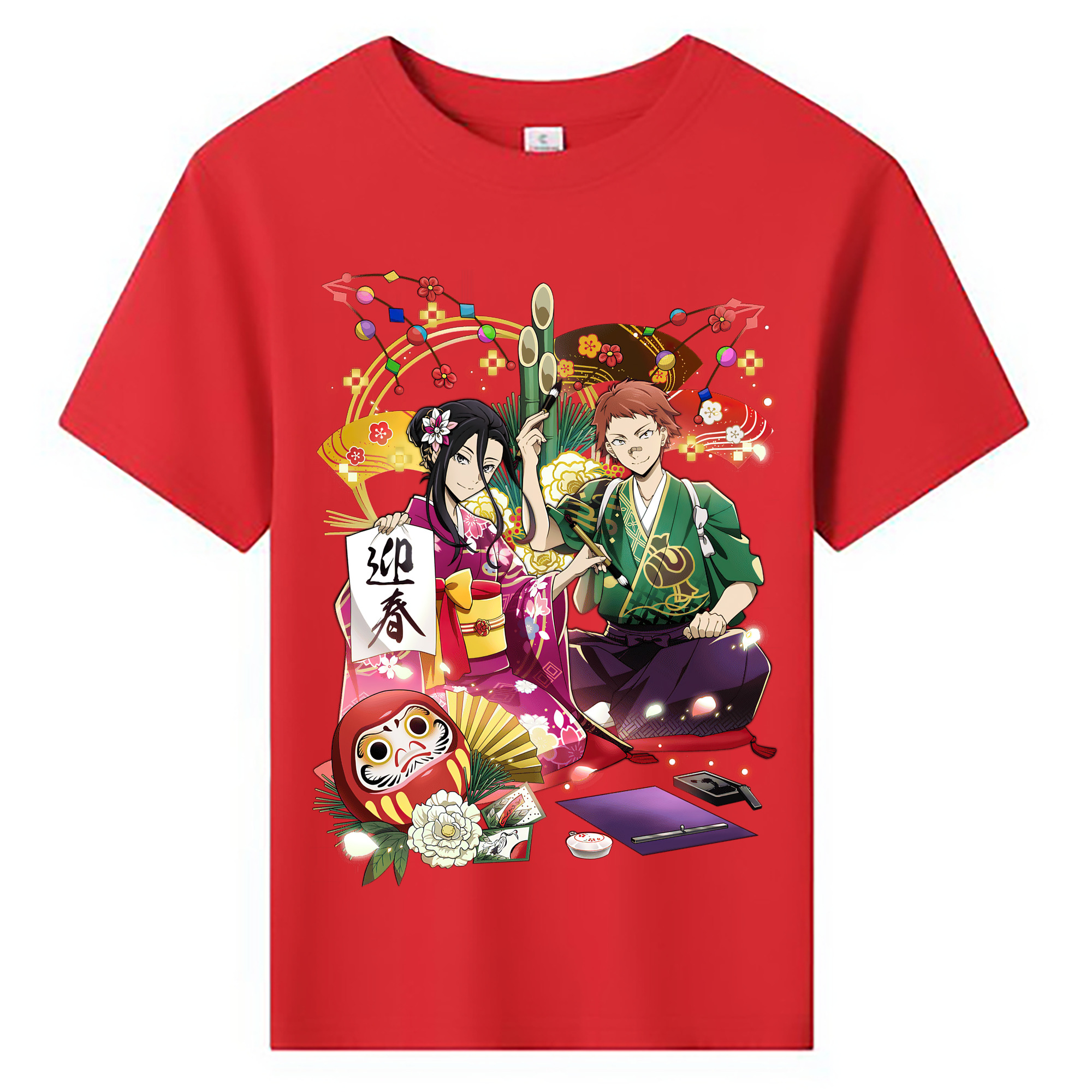 （画像用） 文豪ストレイドッグス Bungo Stray Dogs 綿100％キッズTシャツ（フロントプリント）