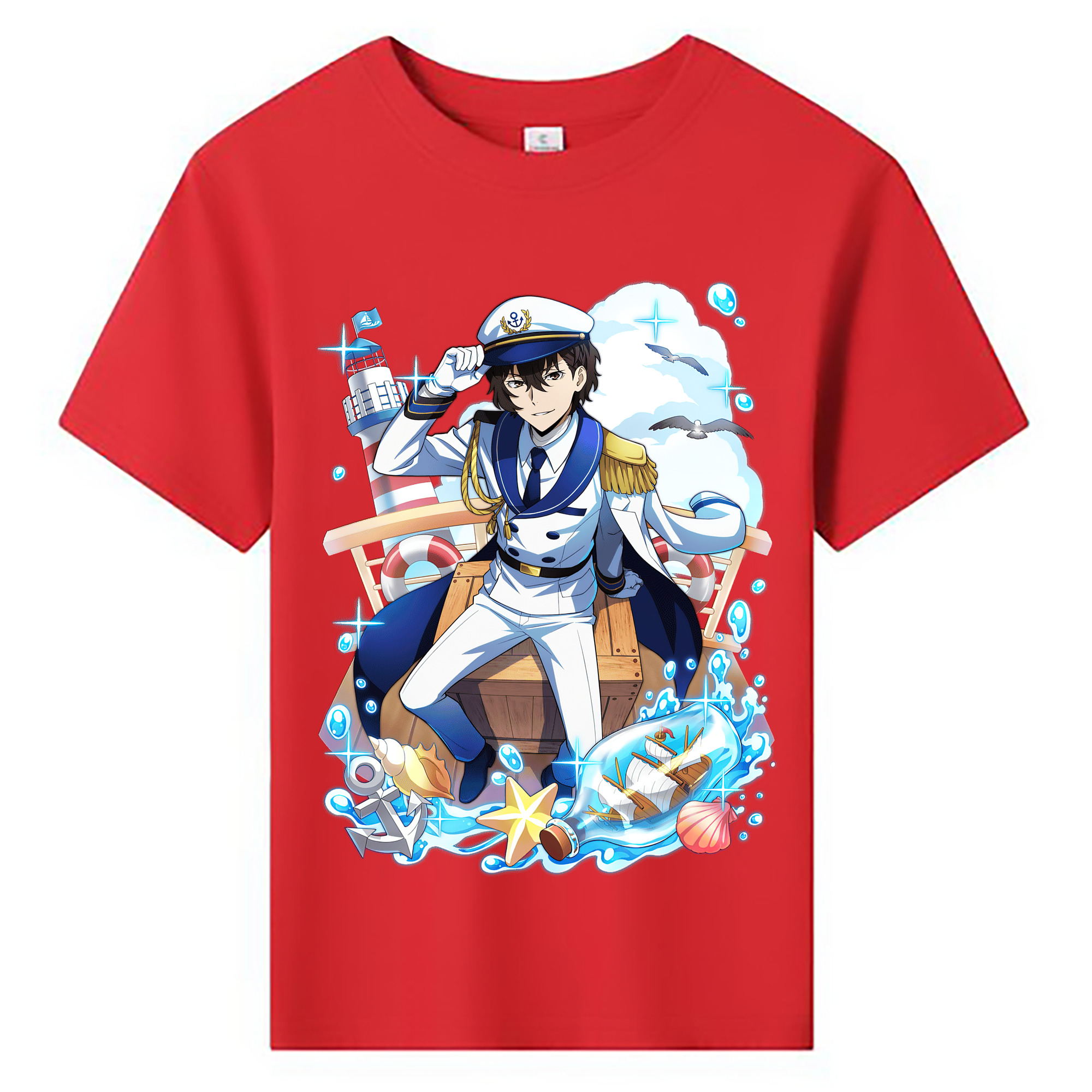 （画像用） 文豪ストレイドッグス Bungo Stray Dogs 綿100％キッズTシャツ（フロントプリント）