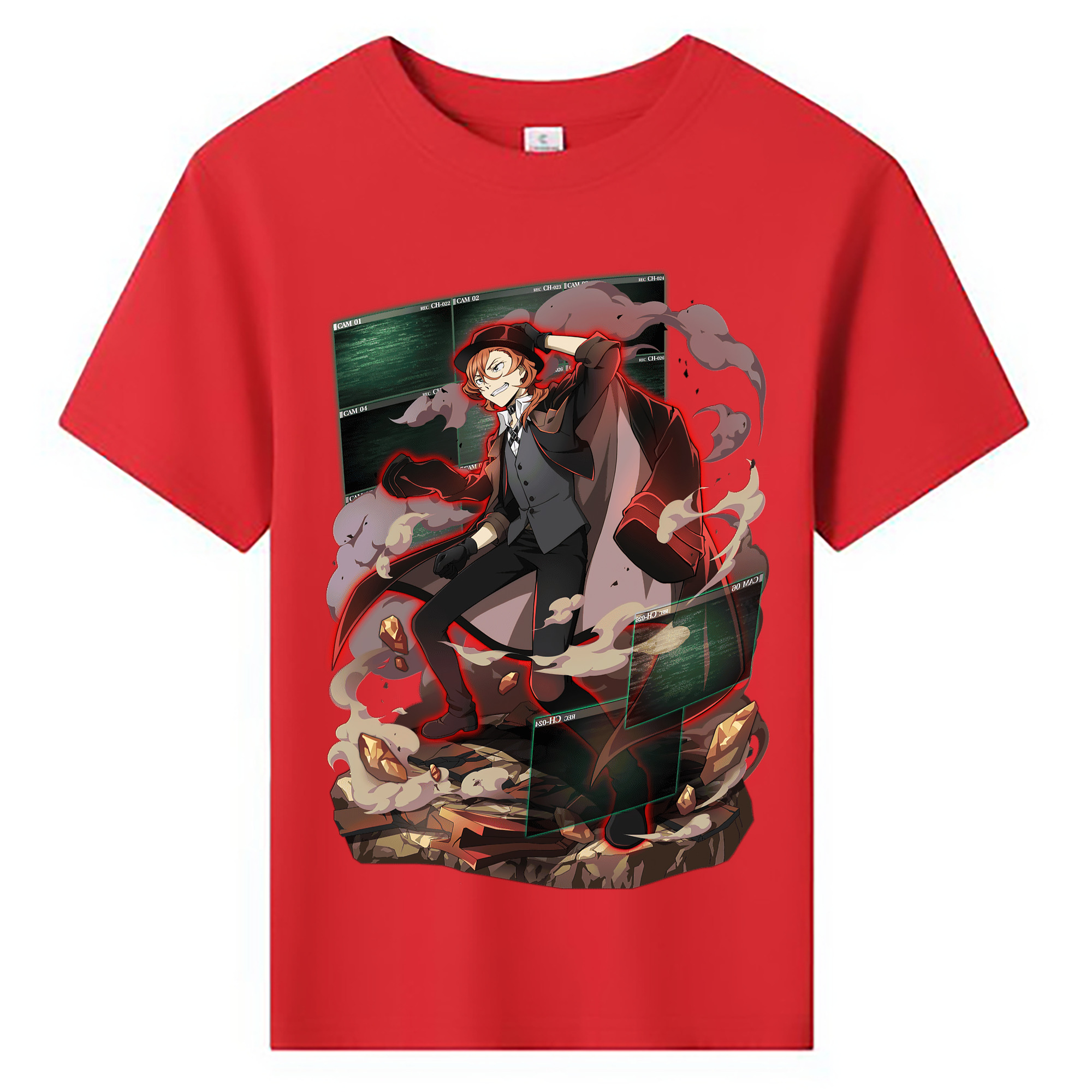 （画像用） 文豪ストレイドッグス Bungo Stray Dogs 綿100％キッズTシャツ（フロントプリント）