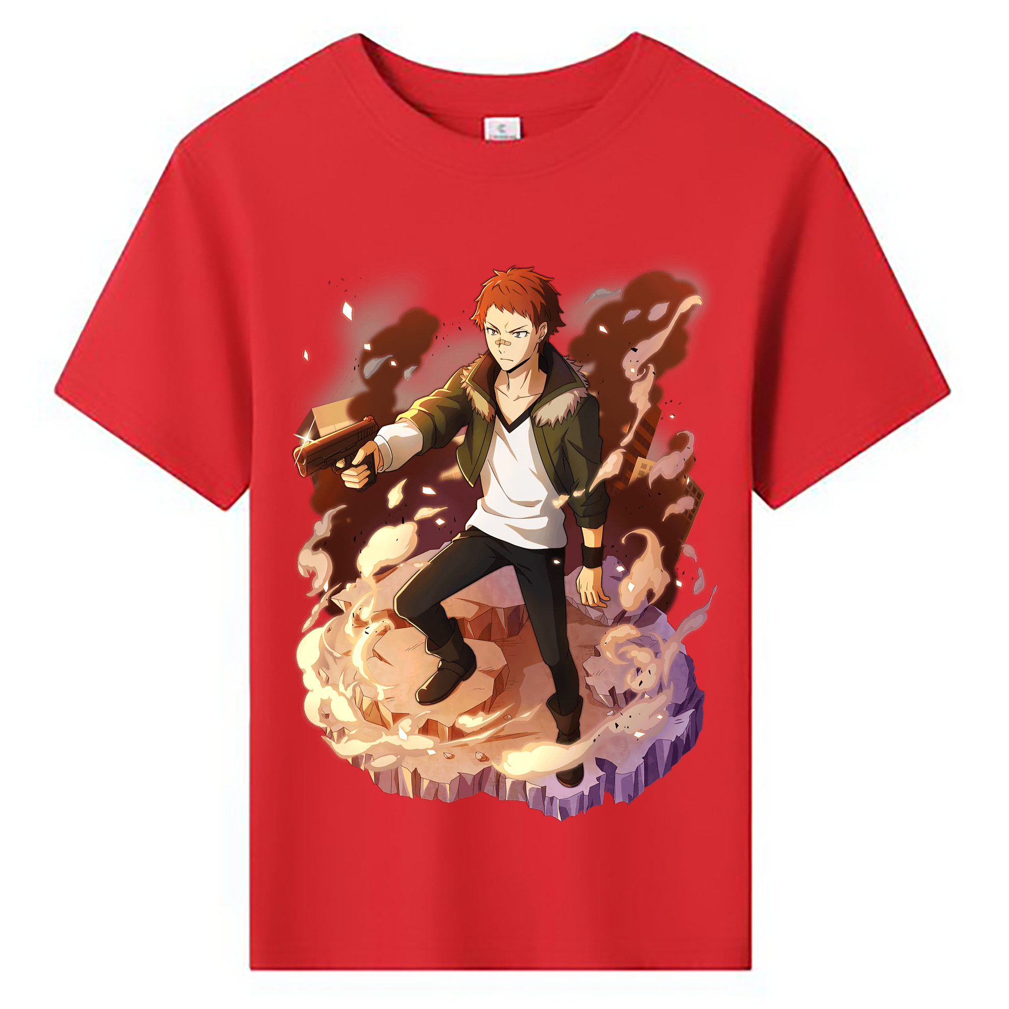 （画像用） 文豪ストレイドッグス Bungo Stray Dogs 綿100％キッズTシャツ（フロントプリント）