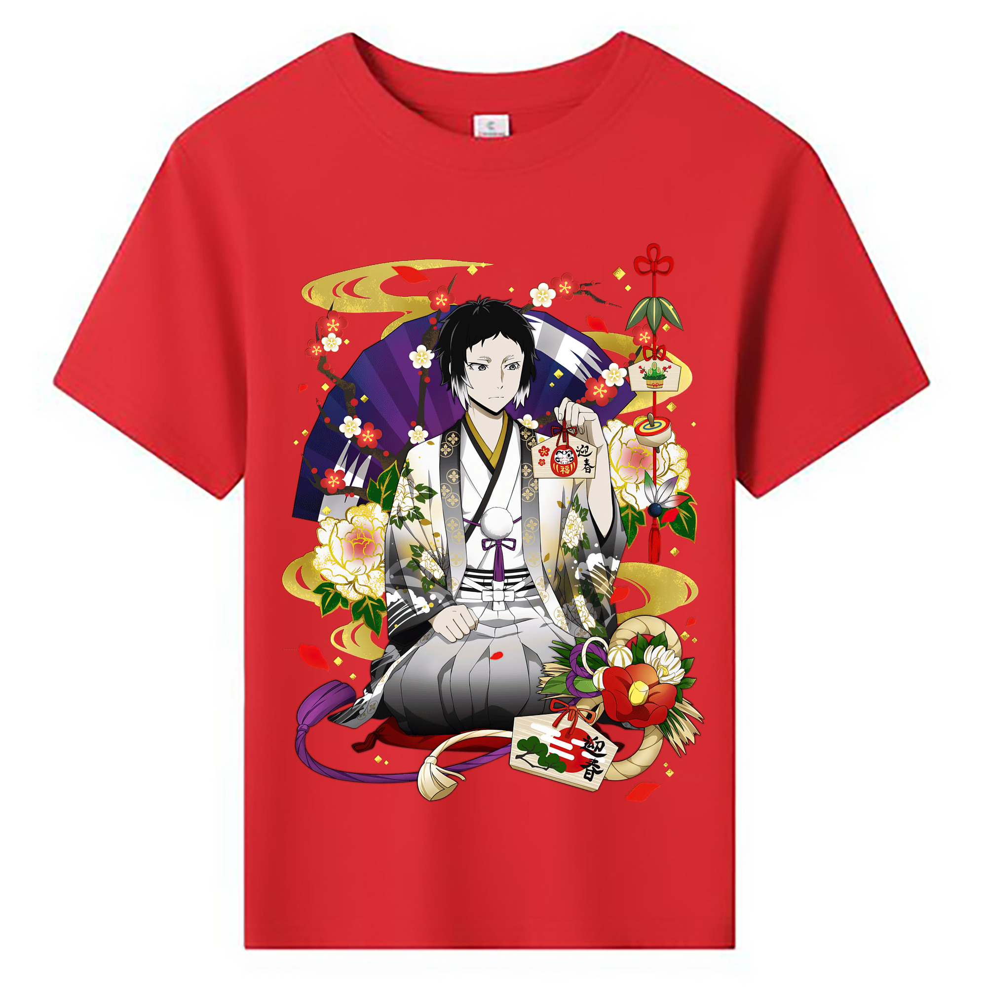 （画像用） 文豪ストレイドッグス Bungo Stray Dogs 綿100％キッズTシャツ（フロントプリント）
