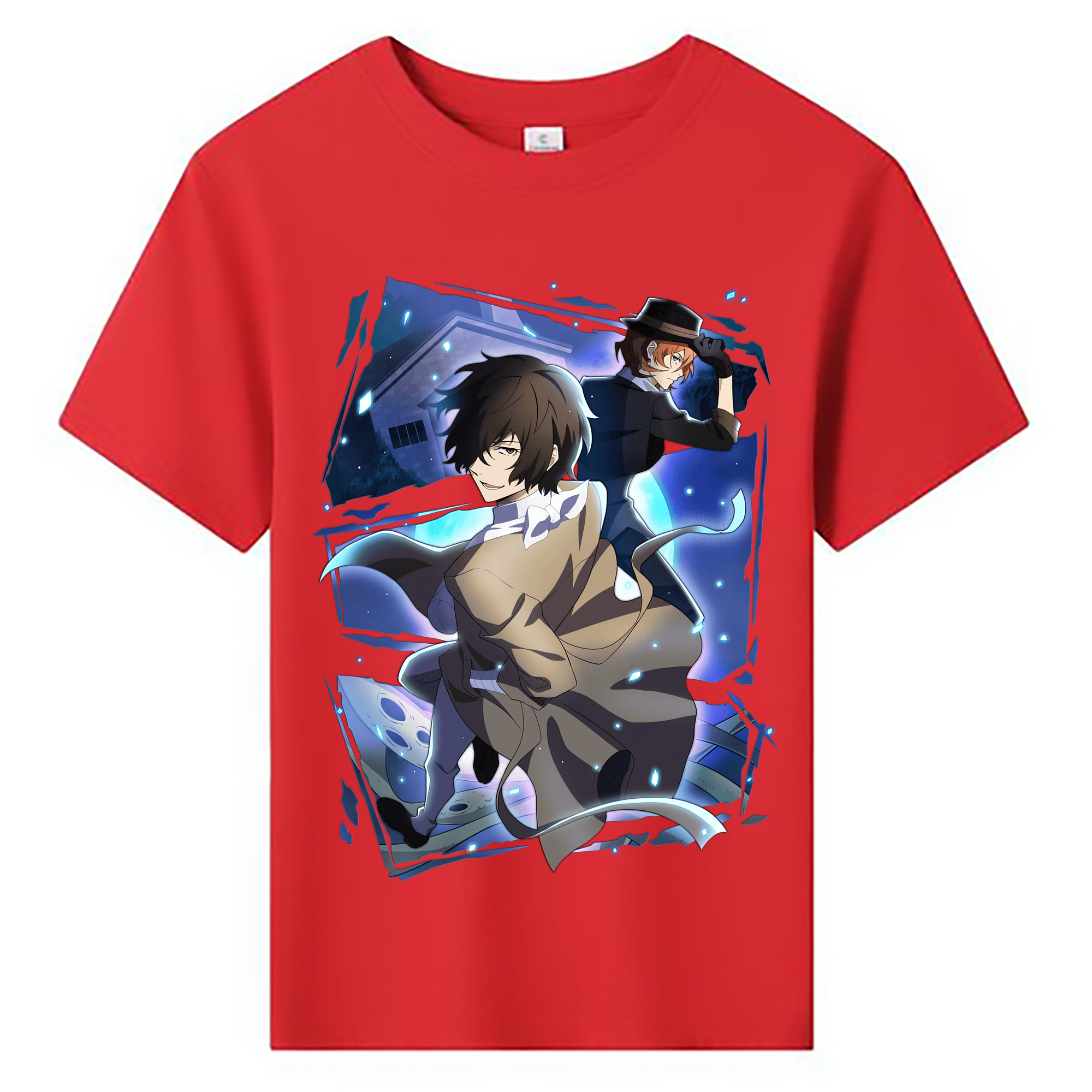 （画像用） 文豪ストレイドッグス Bungo Stray Dogs 綿100％キッズTシャツ（フロントプリント）