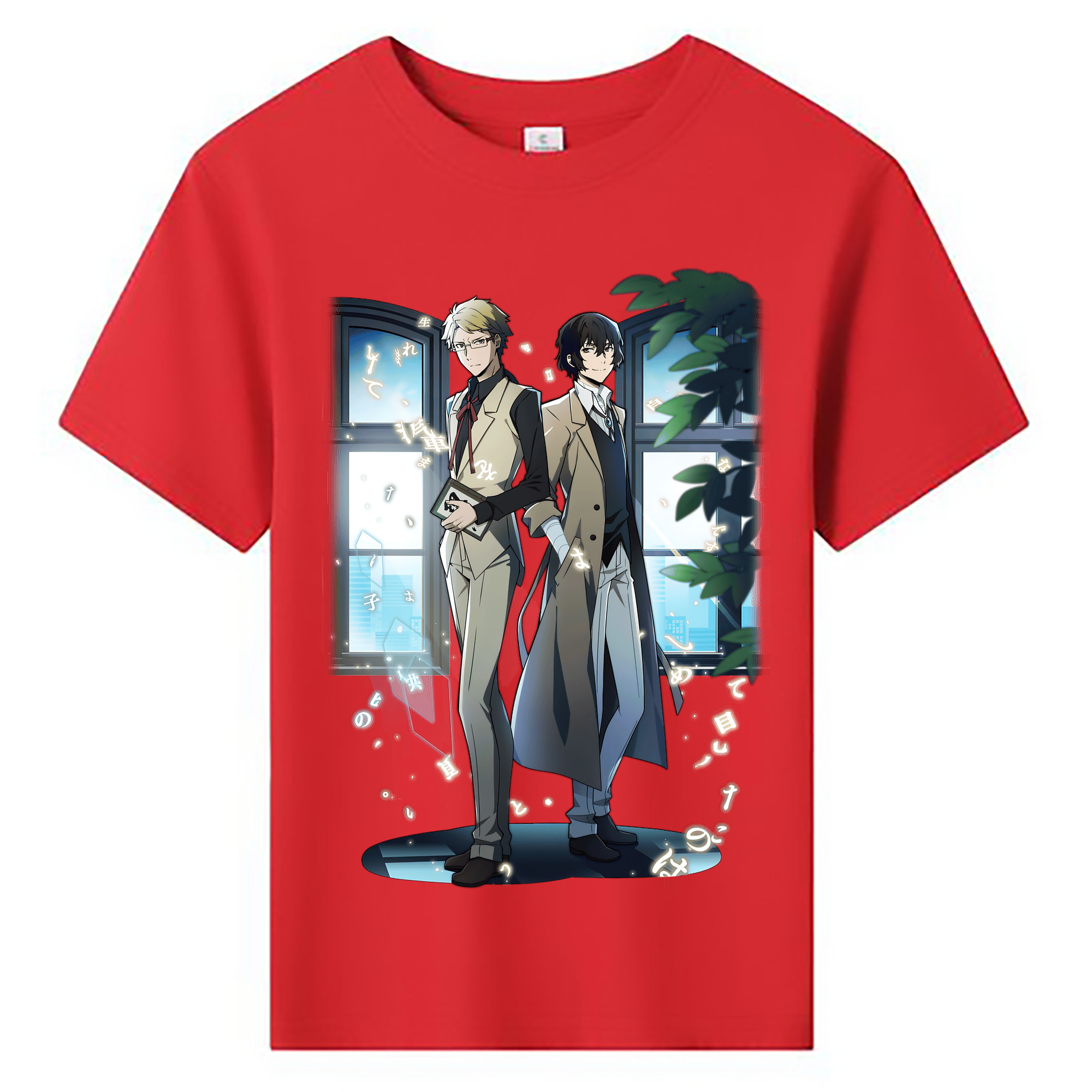 （画像用） 文豪ストレイドッグス Bungo Stray Dogs 綿100％キッズTシャツ（フロントプリント）