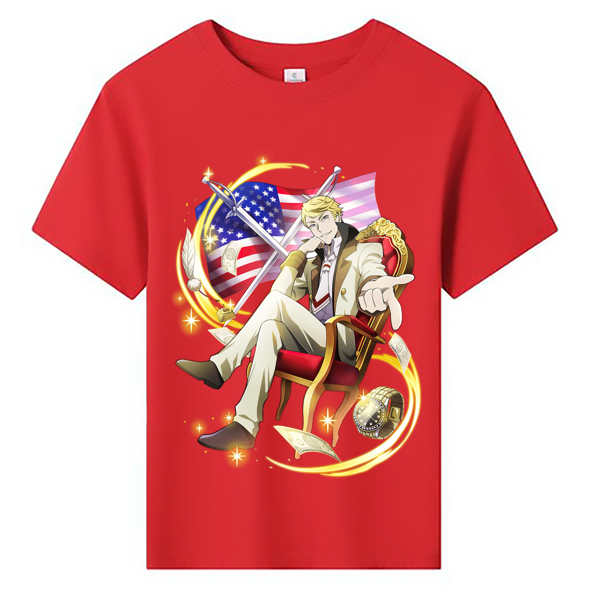 （画像用） 文豪ストレイドッグス Bungo Stray Dogs 綿100％キッズTシャツ（フロントプリント）