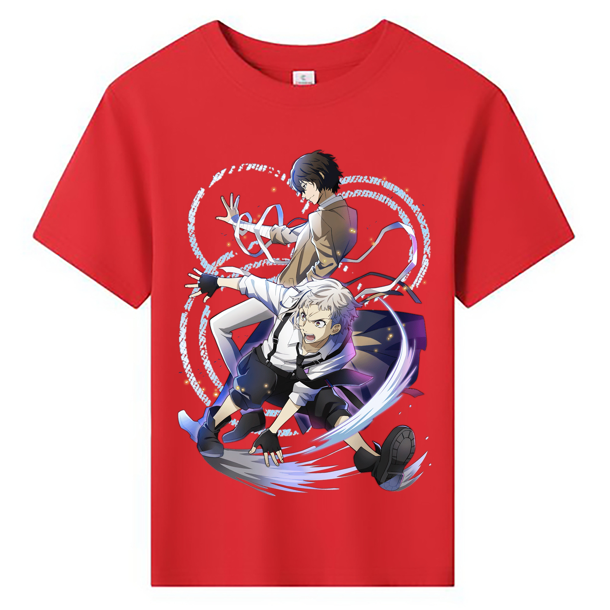 （画像用） 文豪ストレイドッグス Bungo Stray Dogs 綿100％キッズTシャツ（フロントプリント）