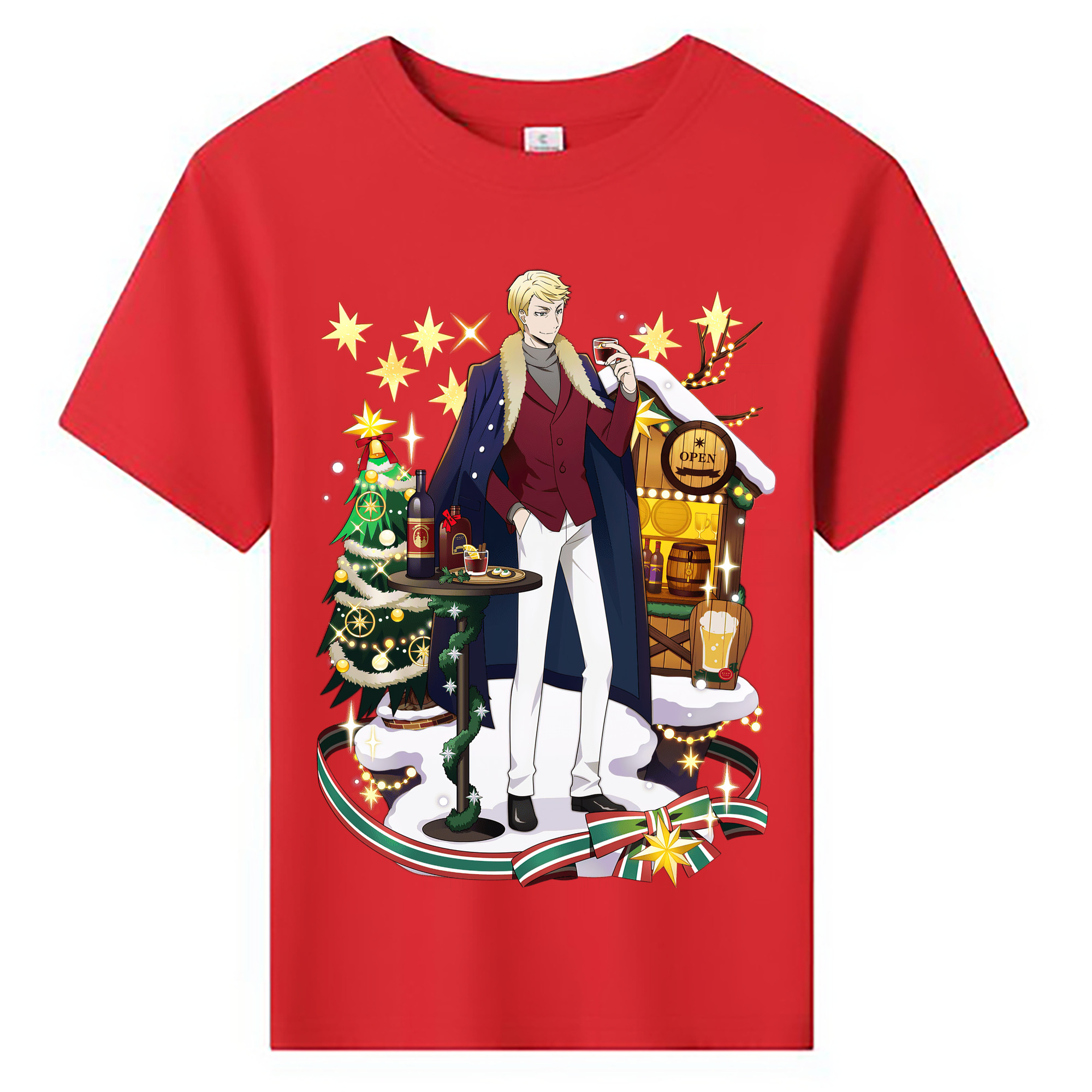 （画像用） 文豪ストレイドッグス Bungo Stray Dogs 綿100％キッズTシャツ（フロントプリント）