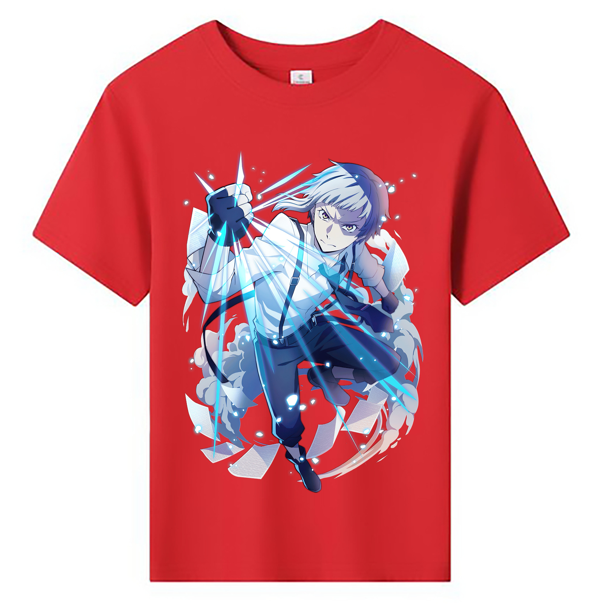 （画像用） 文豪ストレイドッグス Bungo Stray Dogs 綿100％キッズTシャツ（フロントプリント）