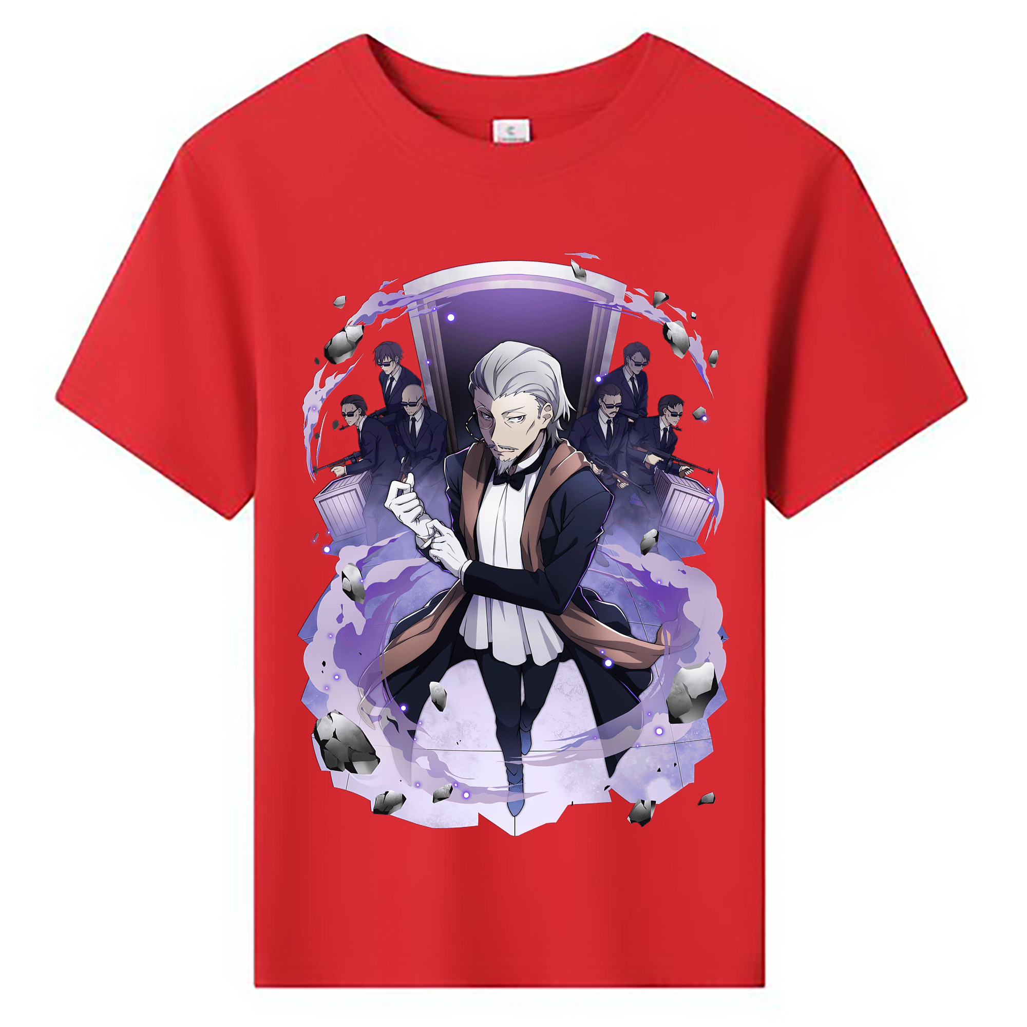 （画像用） 文豪ストレイドッグス Bungo Stray Dogs 綿100％キッズTシャツ（フロントプリント）