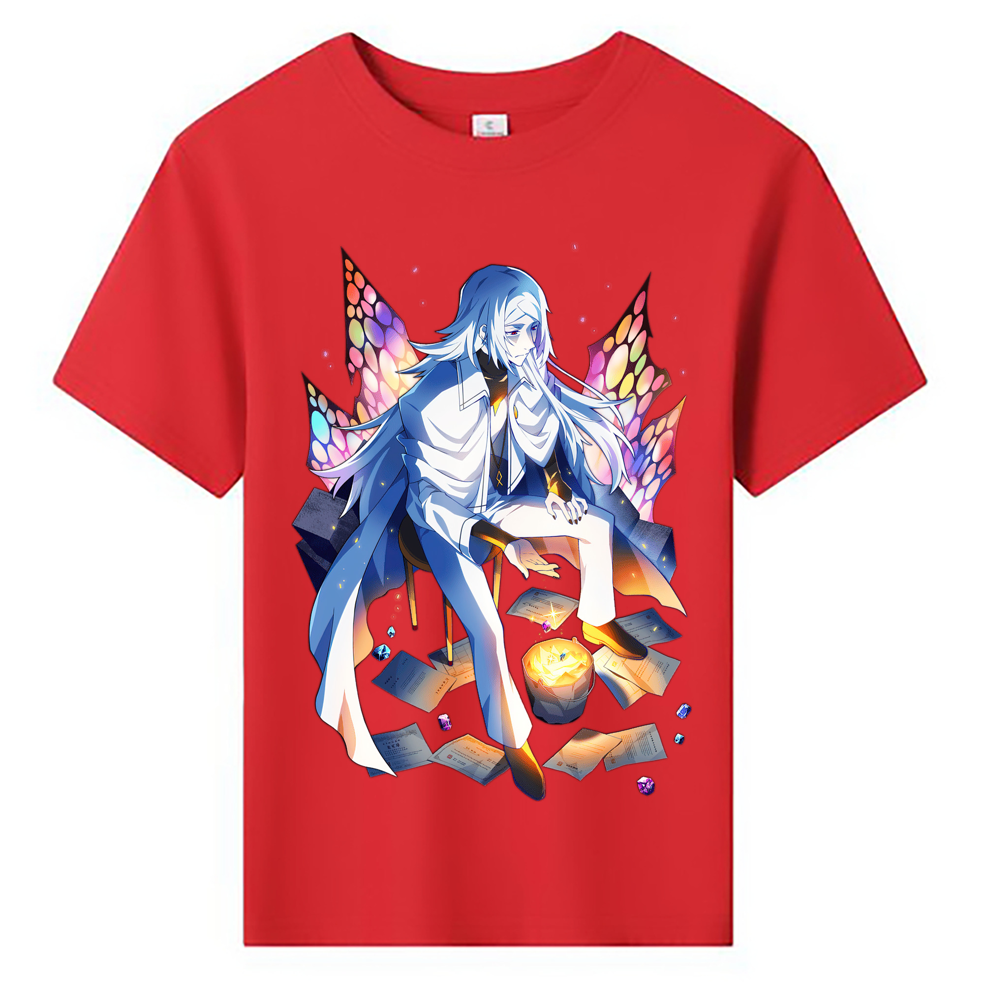（画像用） 文豪ストレイドッグス Bungo Stray Dogs 綿100％キッズTシャツ（フロントプリント）