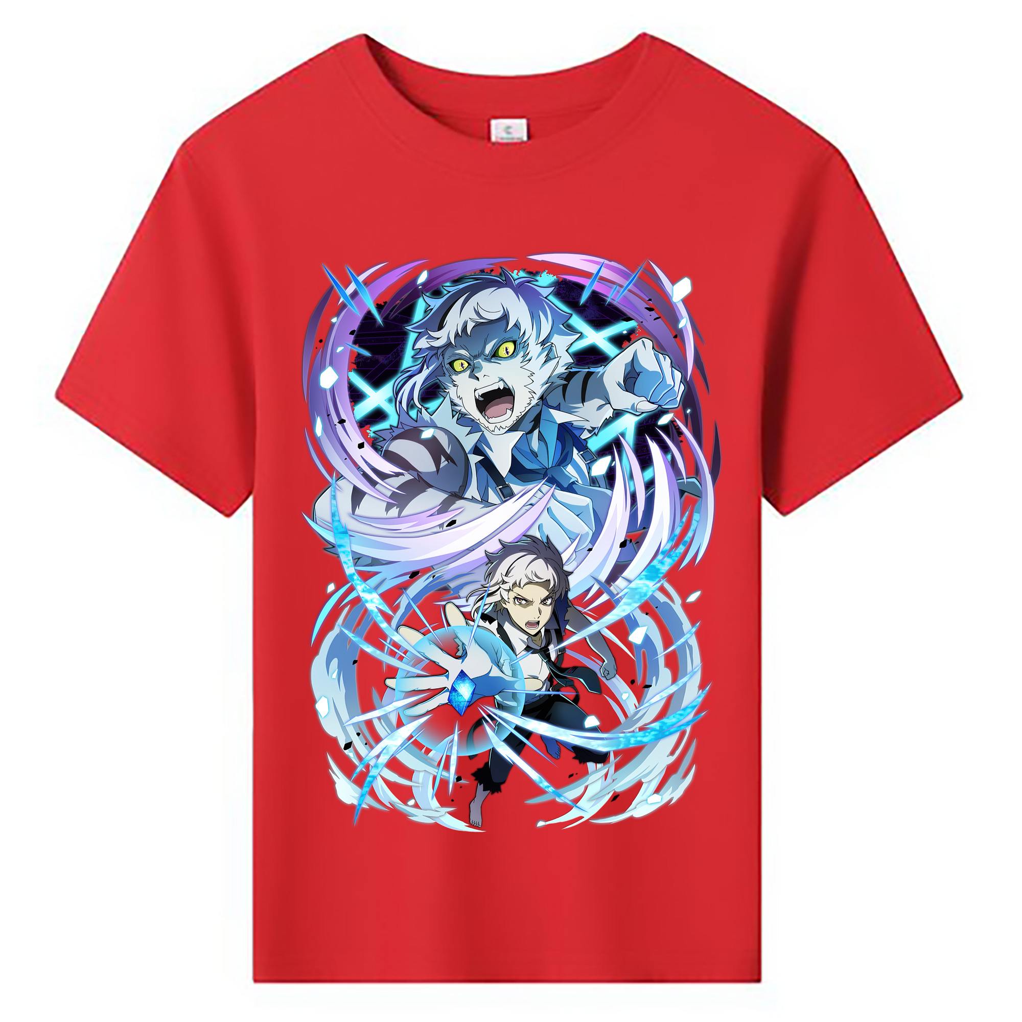 （画像用） 文豪ストレイドッグス Bungo Stray Dogs 綿100％キッズTシャツ（フロントプリント）