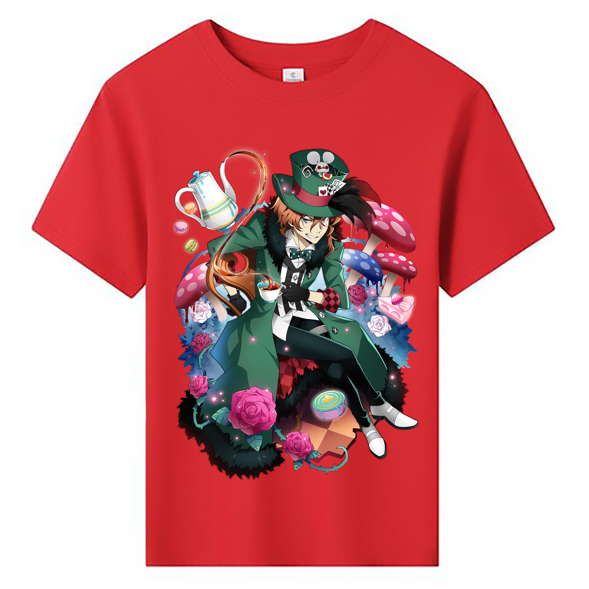 （画像用） 文豪ストレイドッグス Bungo Stray Dogs 綿100％キッズTシャツ（フロントプリント）