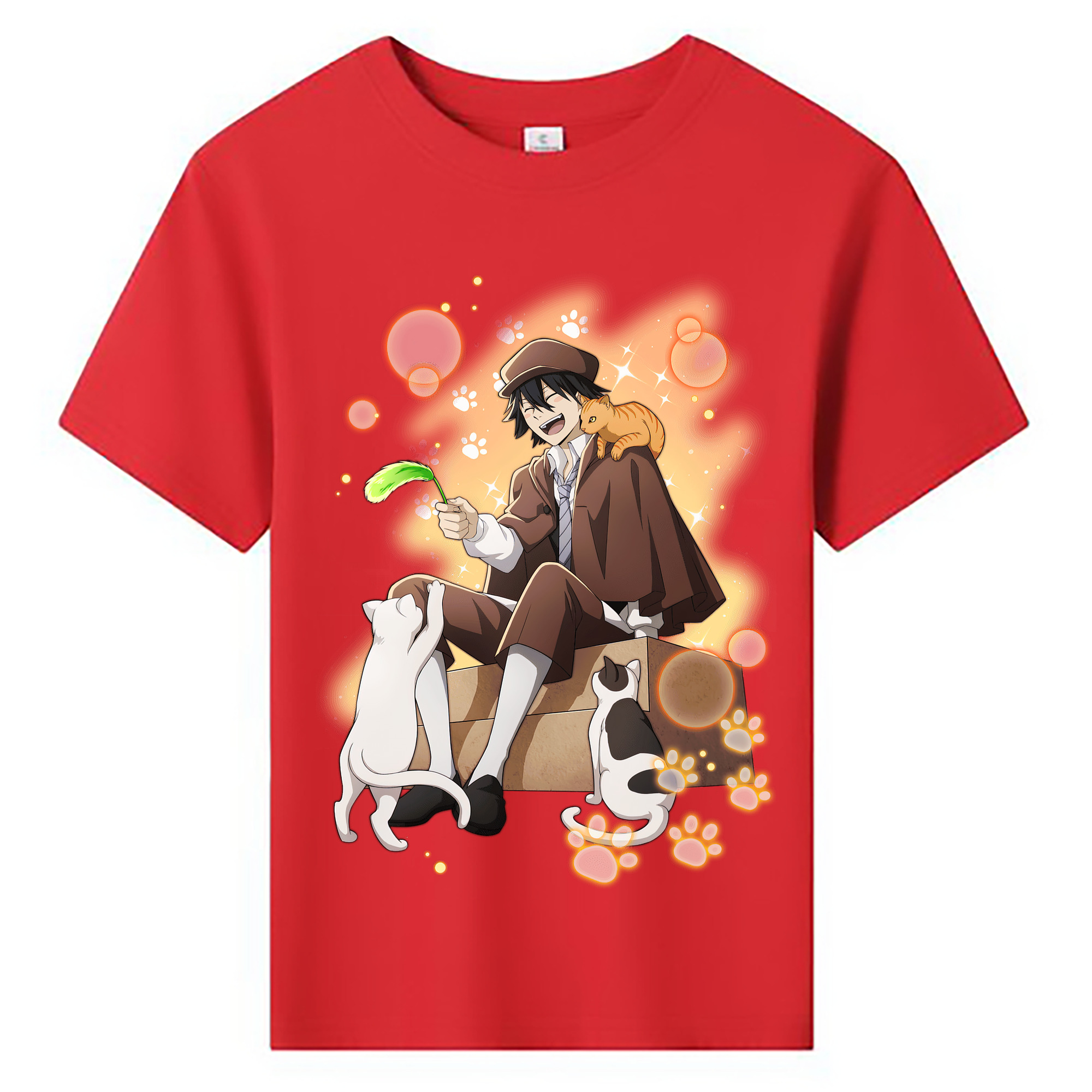 （画像用） 文豪ストレイドッグス Bungo Stray Dogs 綿100％キッズTシャツ（フロントプリント）