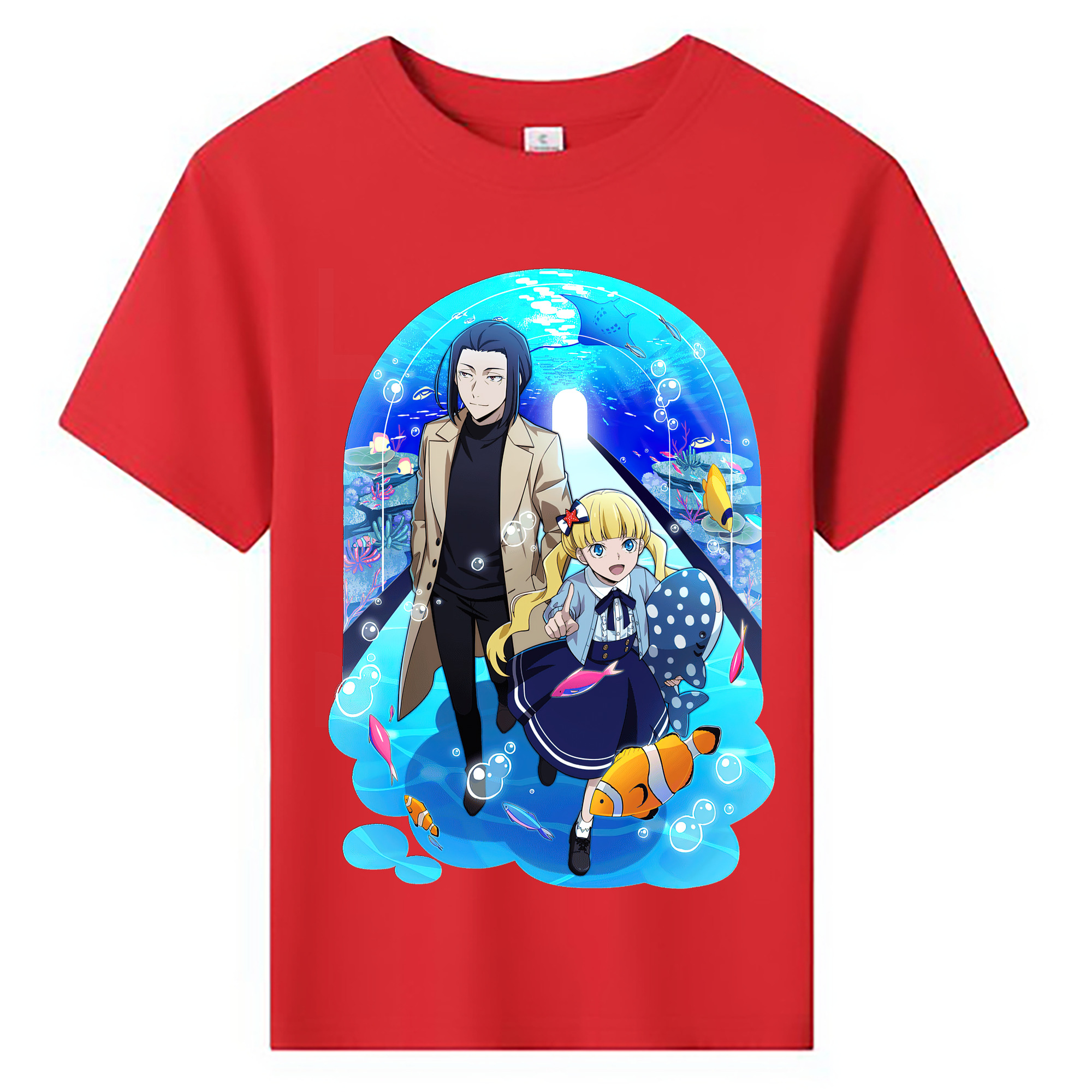 文豪ストレイドッグス Bungo Stray Dogs 綿100％キッズTシャツ（フロントプリント）