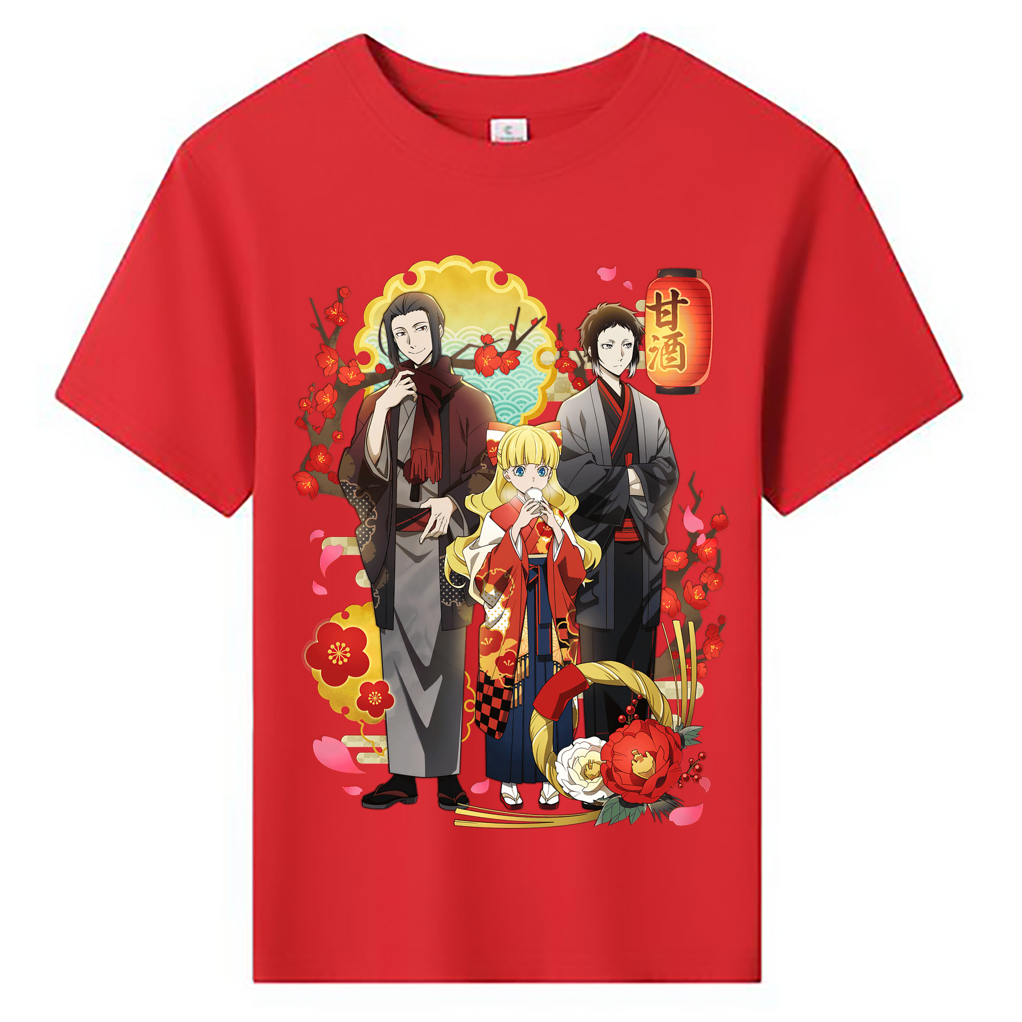 （画像用） 文豪ストレイドッグス Bungo Stray Dogs 綿100％キッズTシャツ（フロントプリント）