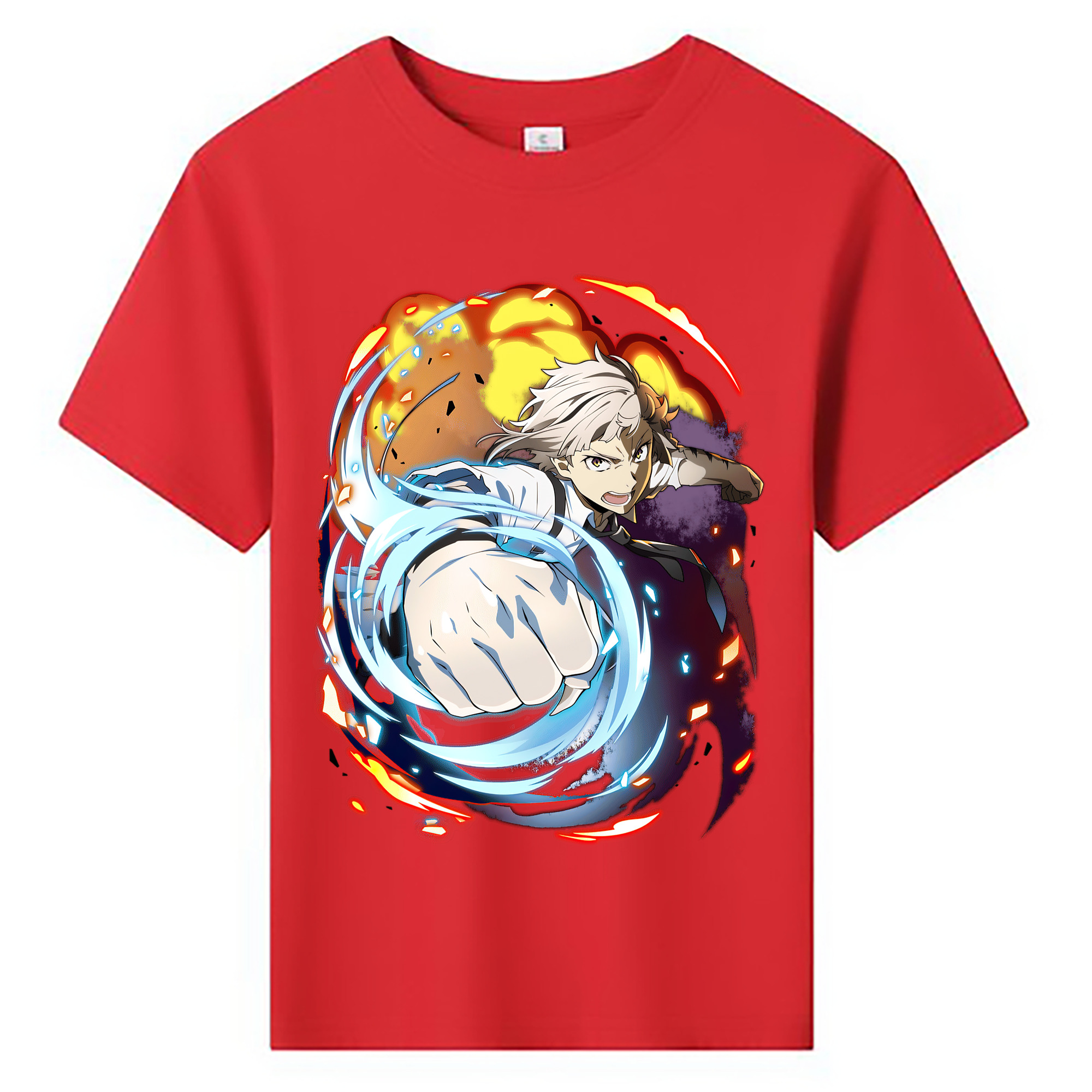 （画像用） 文豪ストレイドッグス Bungo Stray Dogs 綿100％キッズTシャツ（フロントプリント）