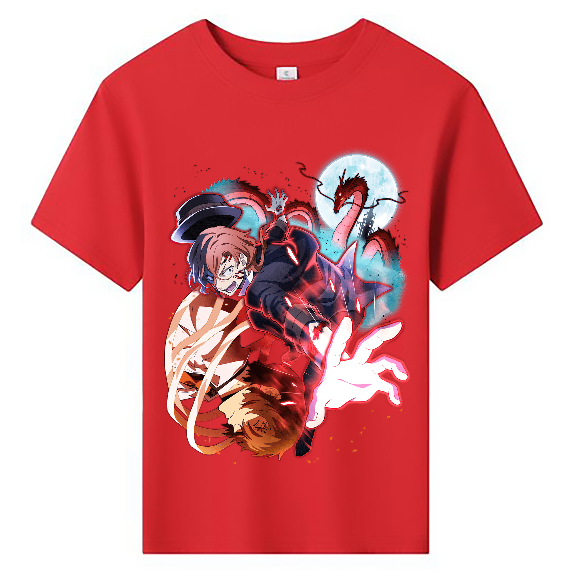 （画像用） 文豪ストレイドッグス Bungo Stray Dogs 綿100％キッズTシャツ（フロントプリント）