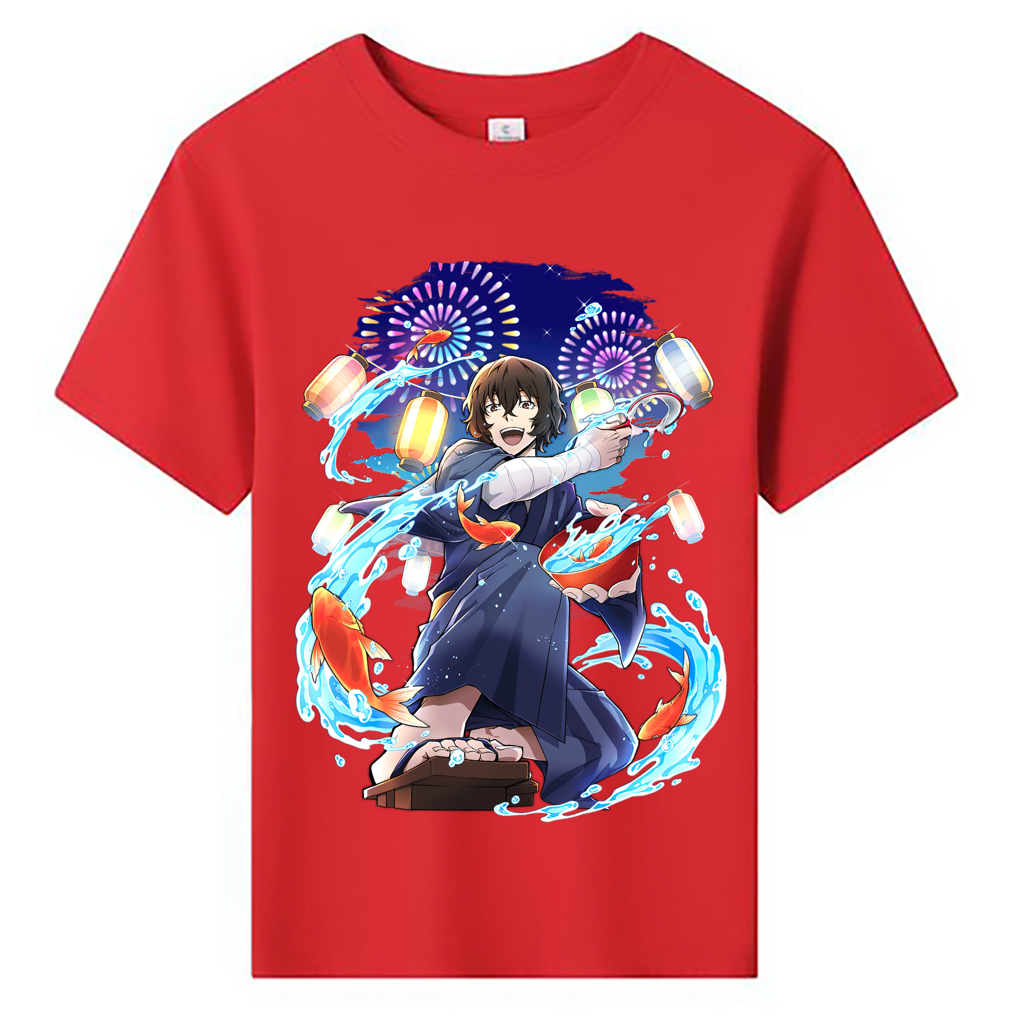 （画像用） 文豪ストレイドッグス Bungo Stray Dogs 綿100％キッズTシャツ（フロントプリント）