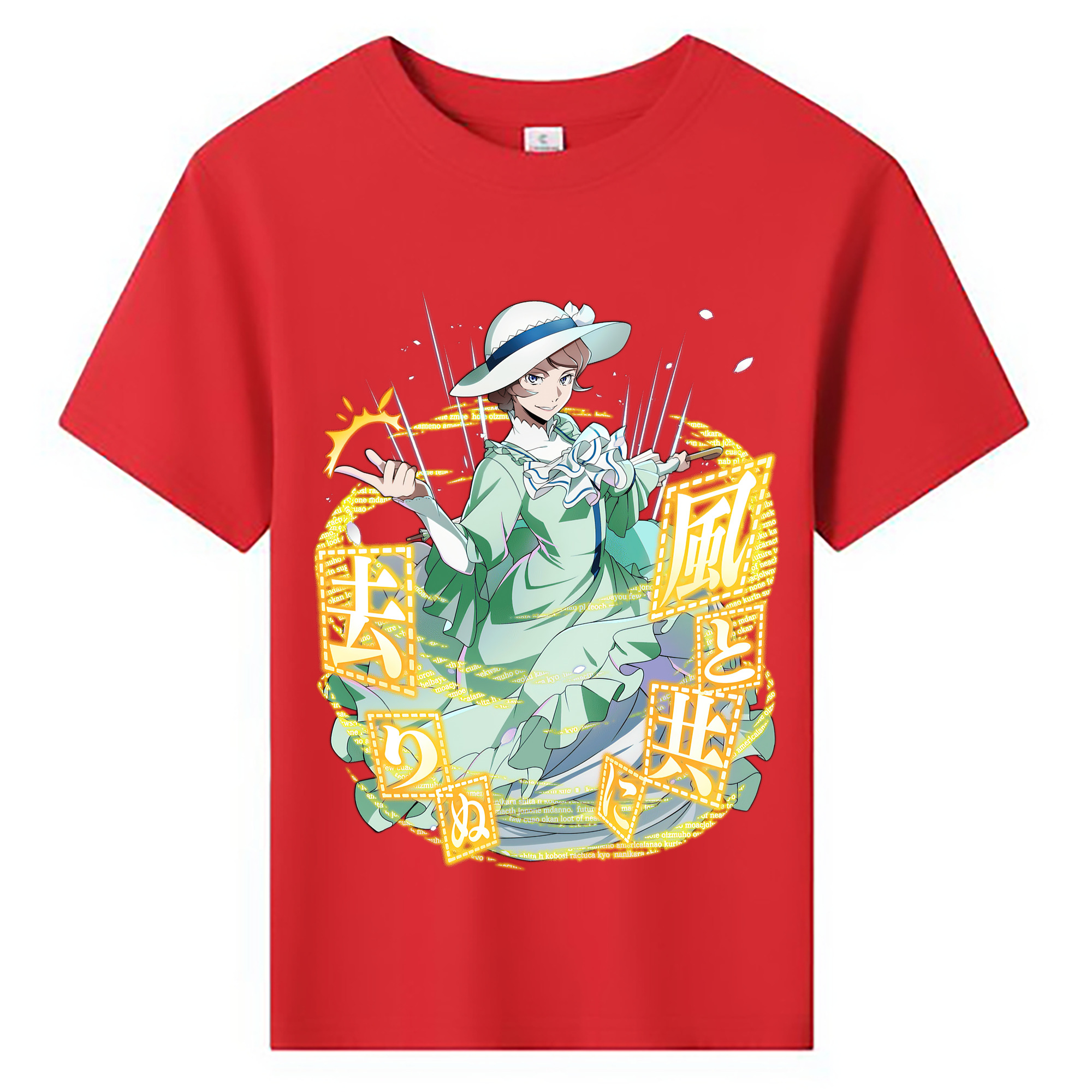（画像用） 文豪ストレイドッグス Bungo Stray Dogs 綿100％キッズTシャツ（フロントプリント）