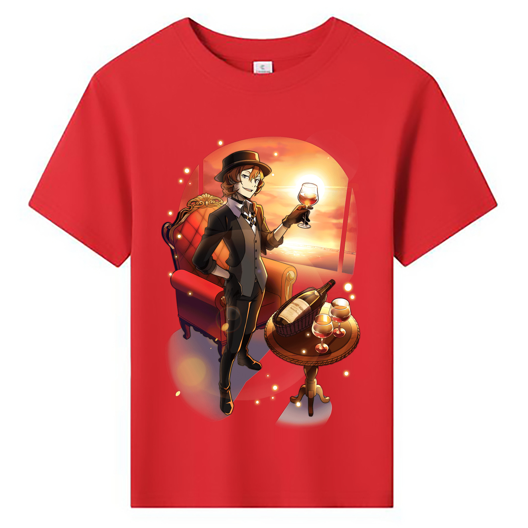 （画像用） 文豪ストレイドッグス Bungo Stray Dogs 綿100％キッズTシャツ（フロントプリント）