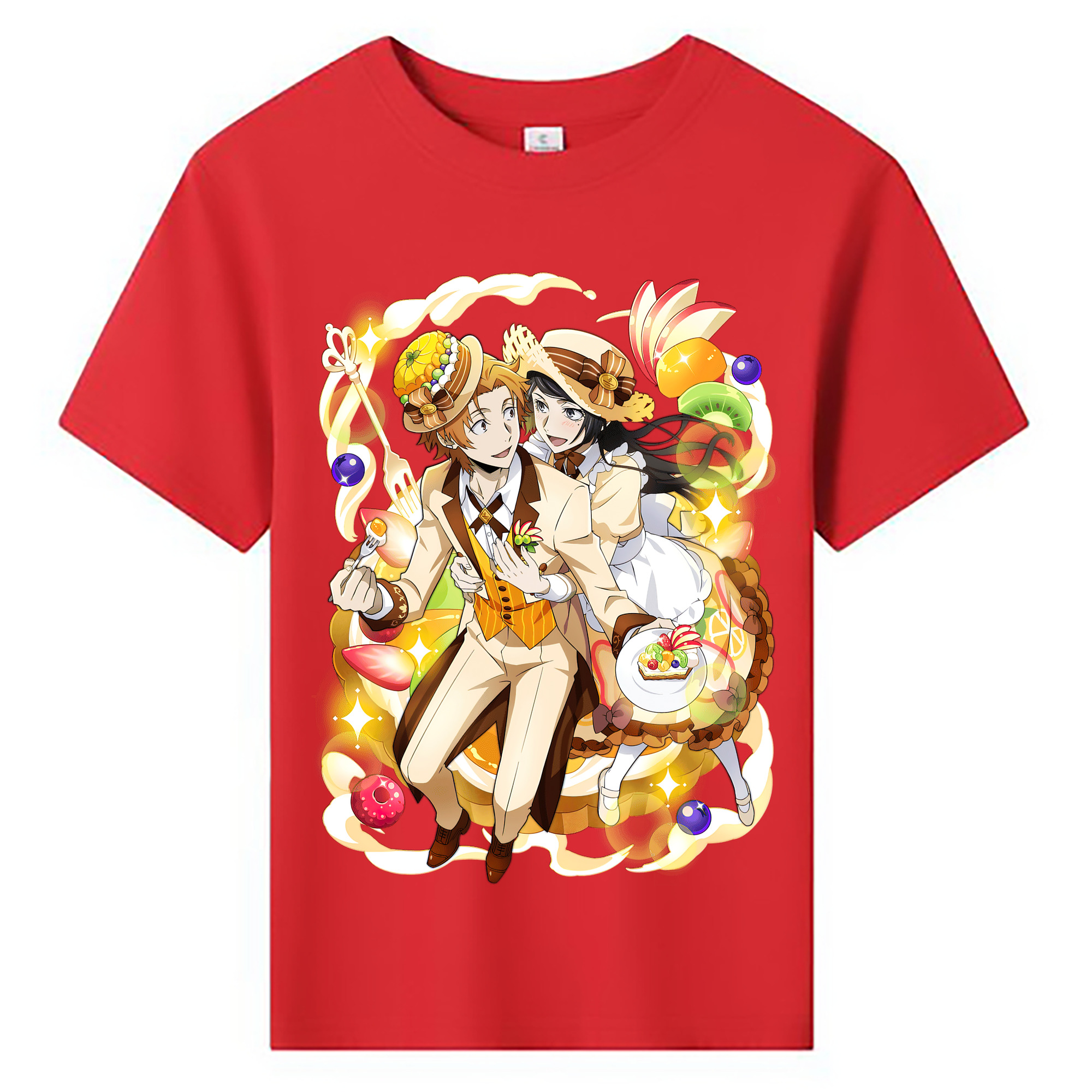 （画像用） 文豪ストレイドッグス Bungo Stray Dogs 綿100％キッズTシャツ（フロントプリント）