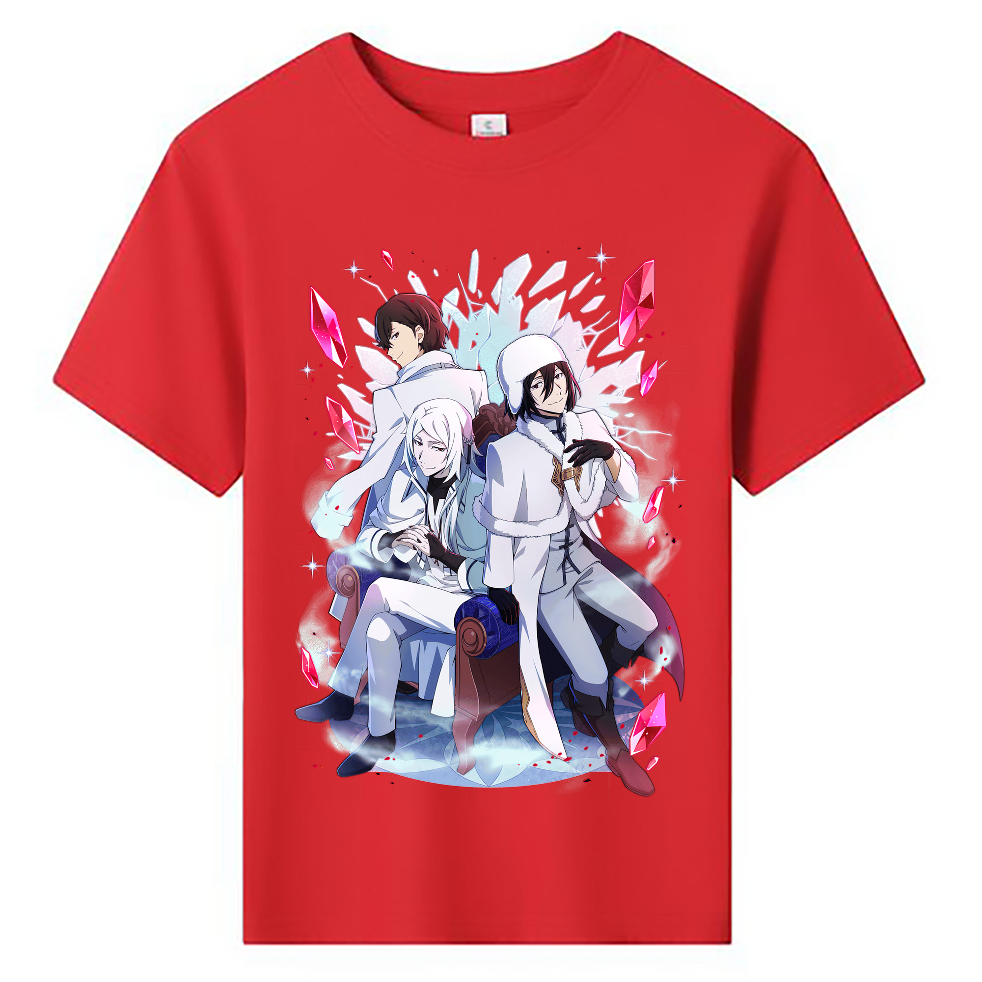 （画像用） 文豪ストレイドッグス Bungo Stray Dogs 綿100％キッズTシャツ（フロントプリント）