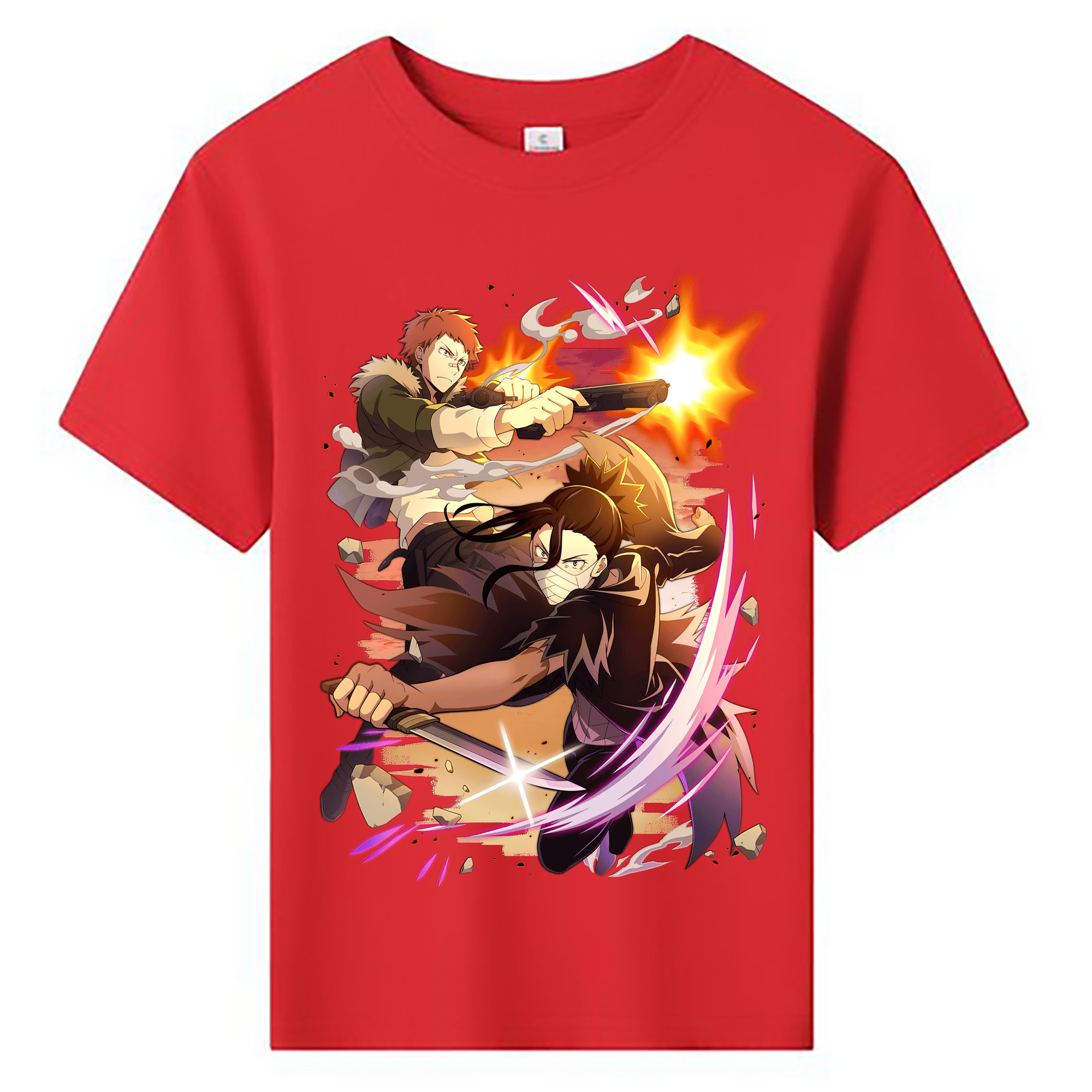 （画像用） 文豪ストレイドッグス Bungo Stray Dogs 綿100％キッズTシャツ（フロントプリント）