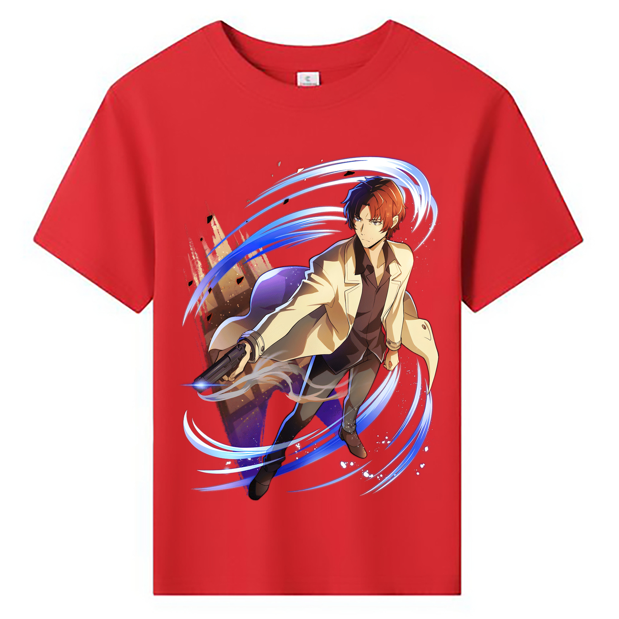 （画像用） 文豪ストレイドッグス Bungo Stray Dogs 綿100％キッズTシャツ（フロントプリント）