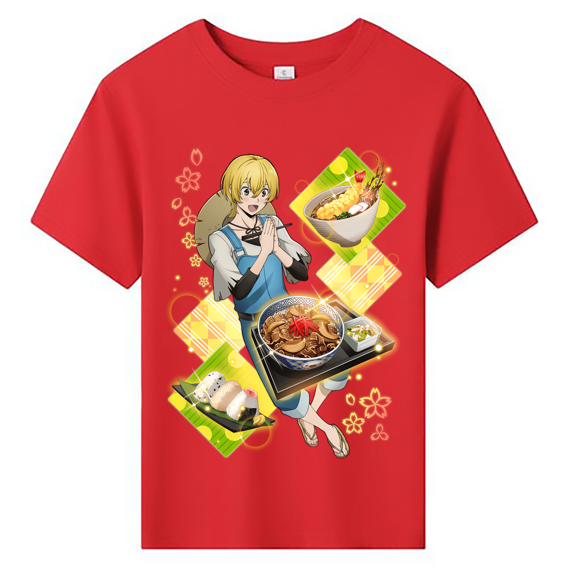 （画像用） 文豪ストレイドッグス Bungo Stray Dogs 綿100％キッズTシャツ（フロントプリント）