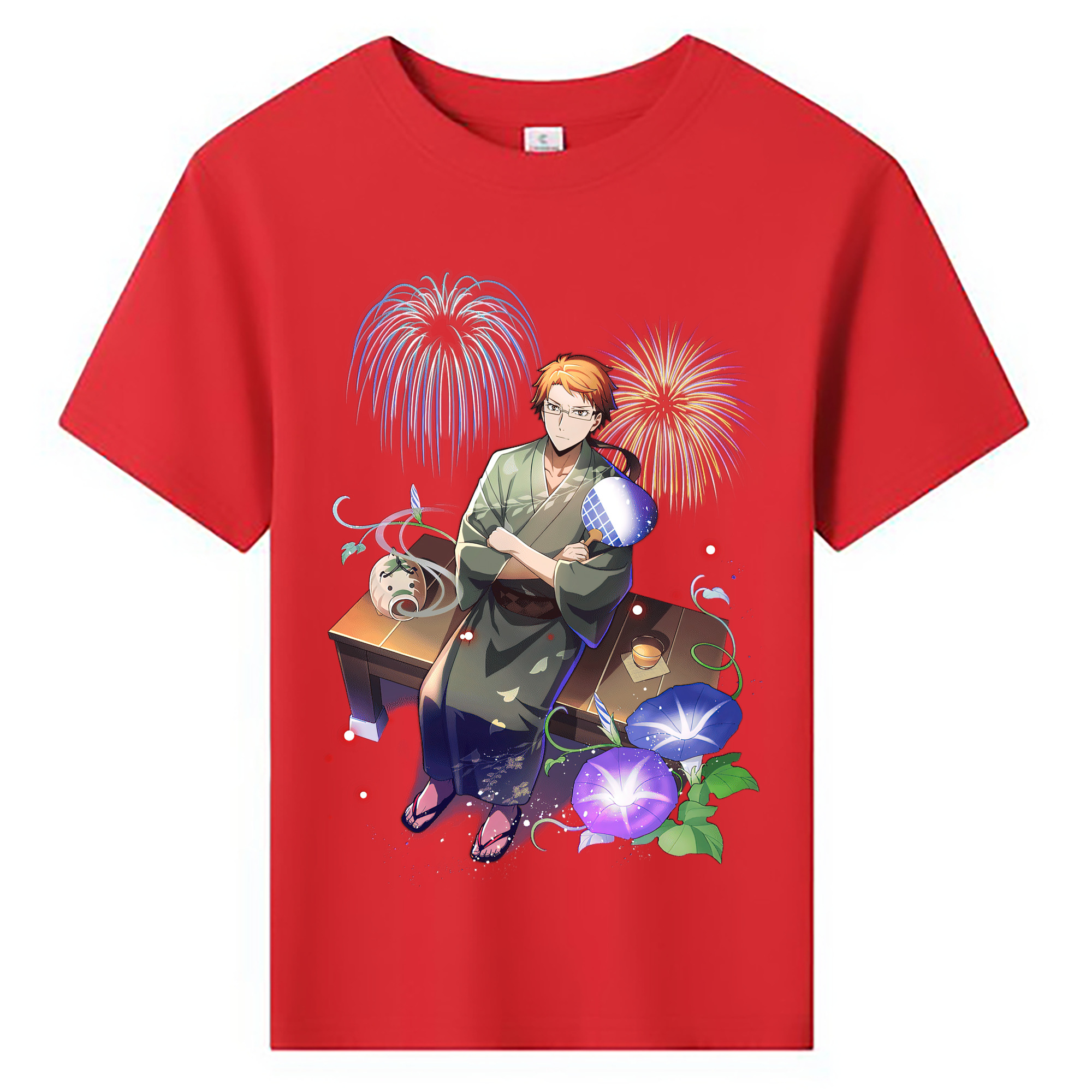 （画像用） 文豪ストレイドッグス Bungo Stray Dogs 綿100％キッズTシャツ（フロントプリント）