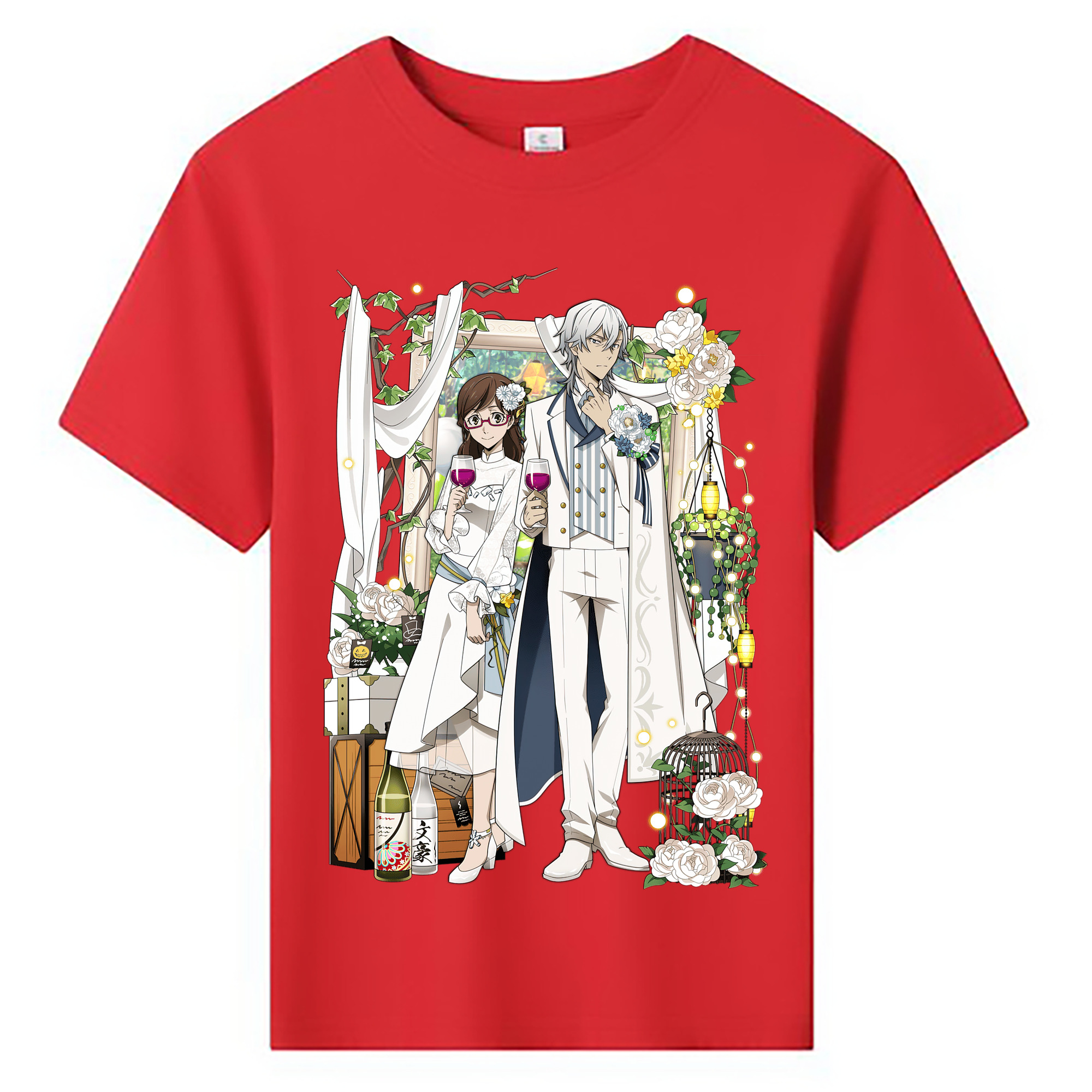 （画像用） 文豪ストレイドッグス Bungo Stray Dogs 綿100％キッズTシャツ（フロントプリント）