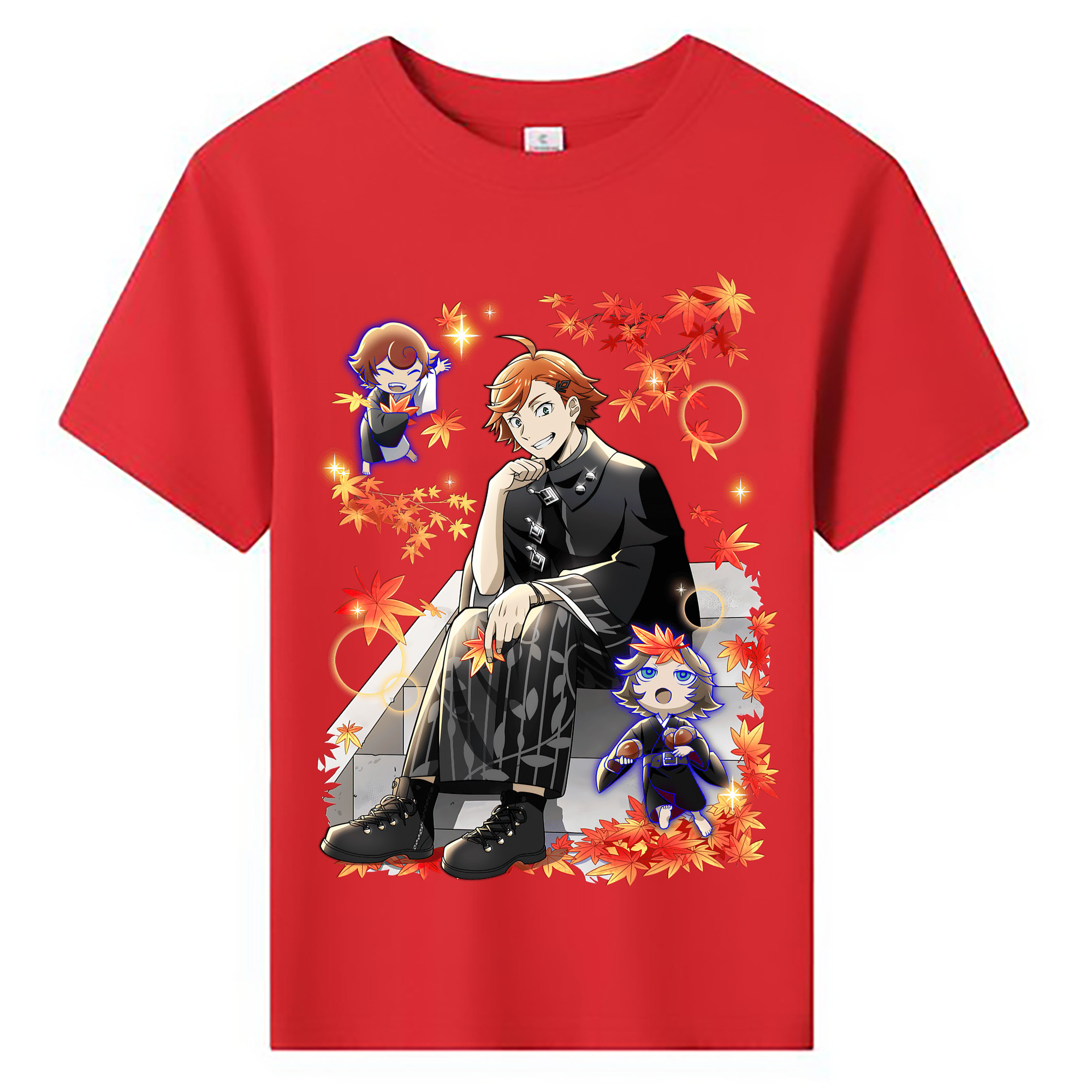 （画像用） 文豪ストレイドッグス Bungo Stray Dogs 綿100％キッズTシャツ（フロントプリント）